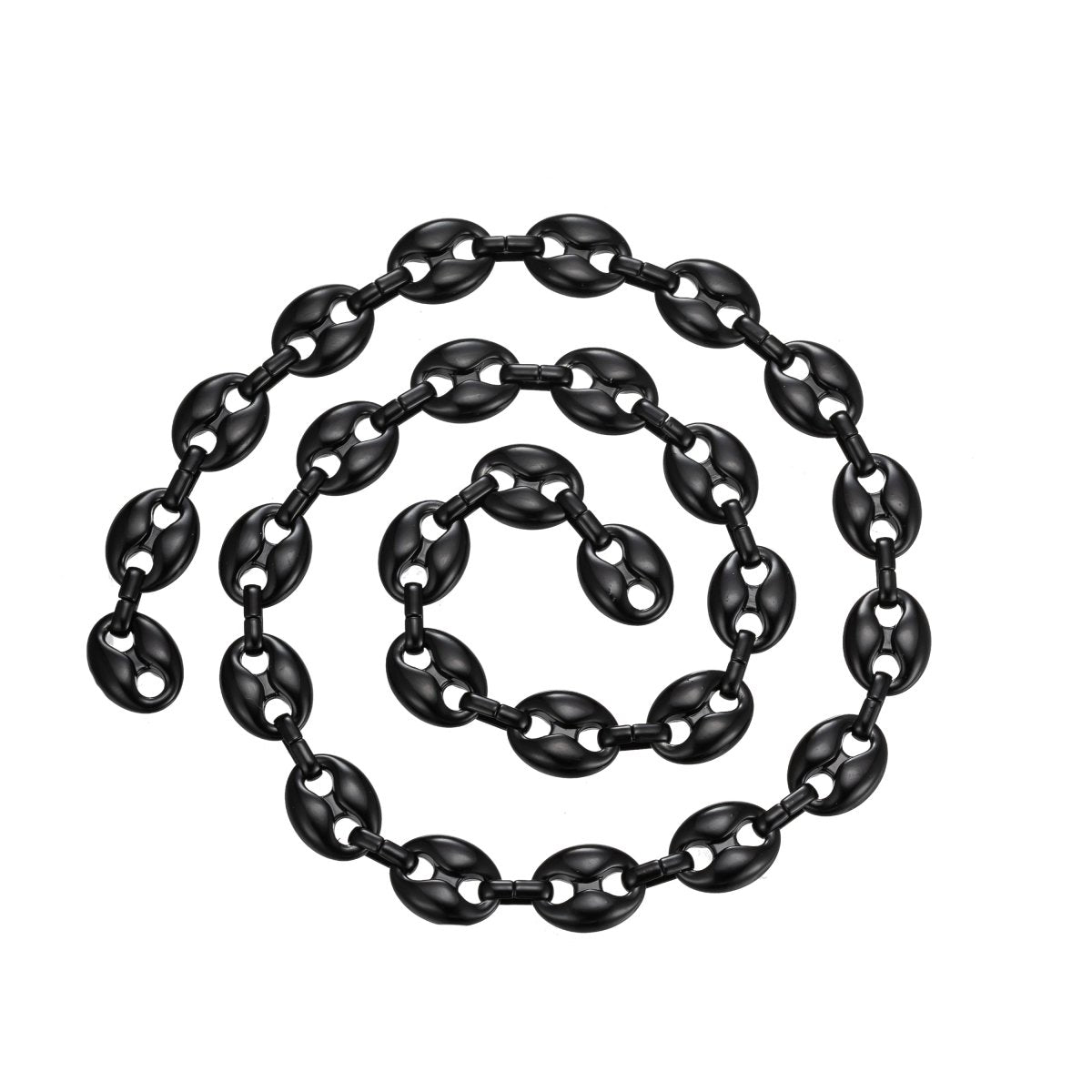 Enamel Mariner Anchor Chain, Colorful Link Neon Enamel Chain per Yard For Jewelry Making | ROLL-507 Clearance Pricing - DLUXCA