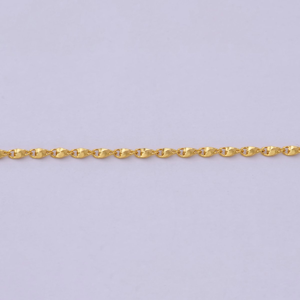 Fancy Link Chain Necklace 18 Inch Ready To wear 24k Gold Filled Chain | WA-537 Clearance Pricing - DLUXCA
