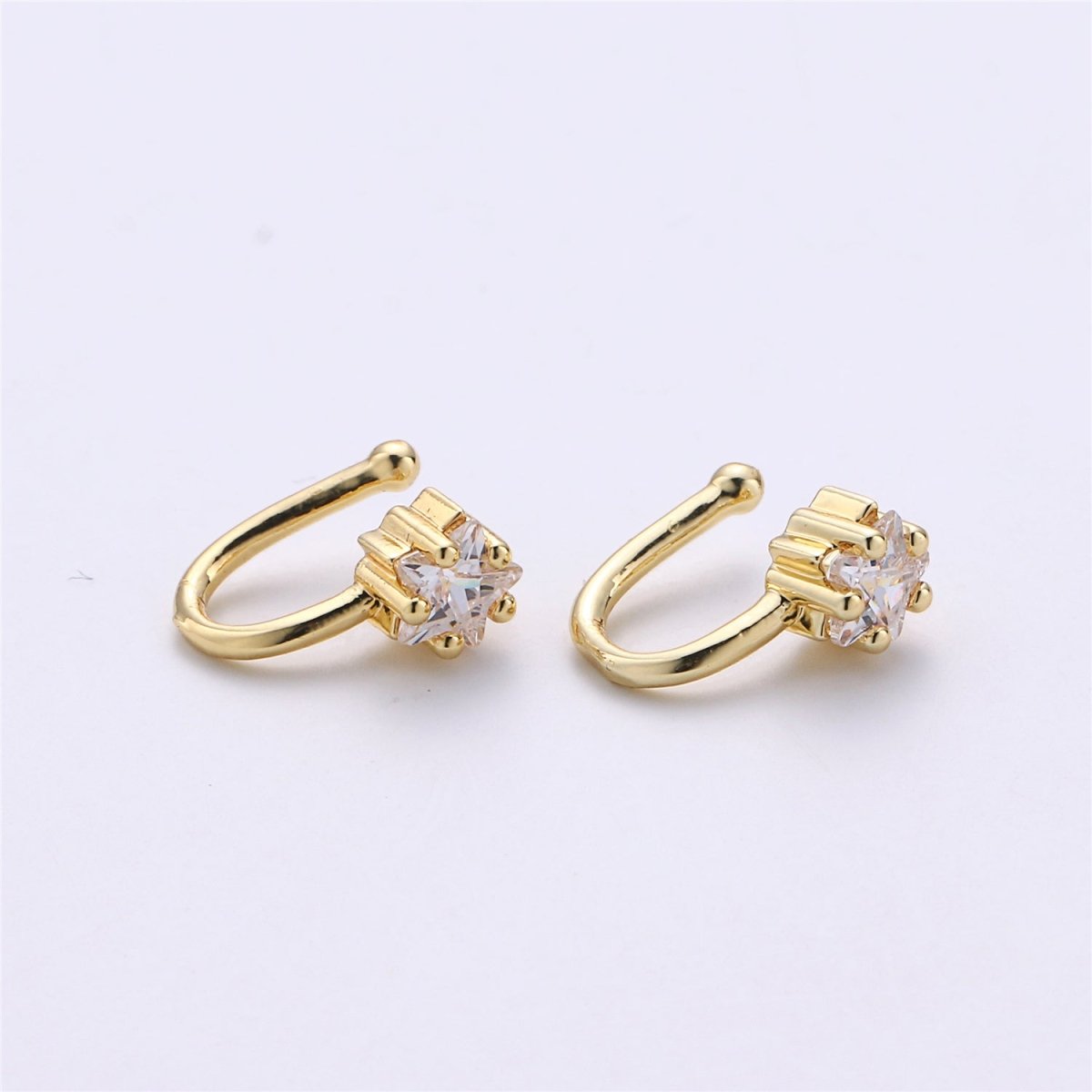 Flower Gold Filled Earcuffs - K-220 - DLUXCA