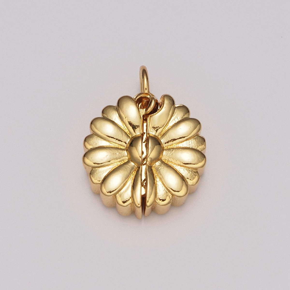 Flower Locket Charm Necklace Encouraging Word Pendant Necklace Engraved Jewelry M-834 - M-837 - DLUXCA