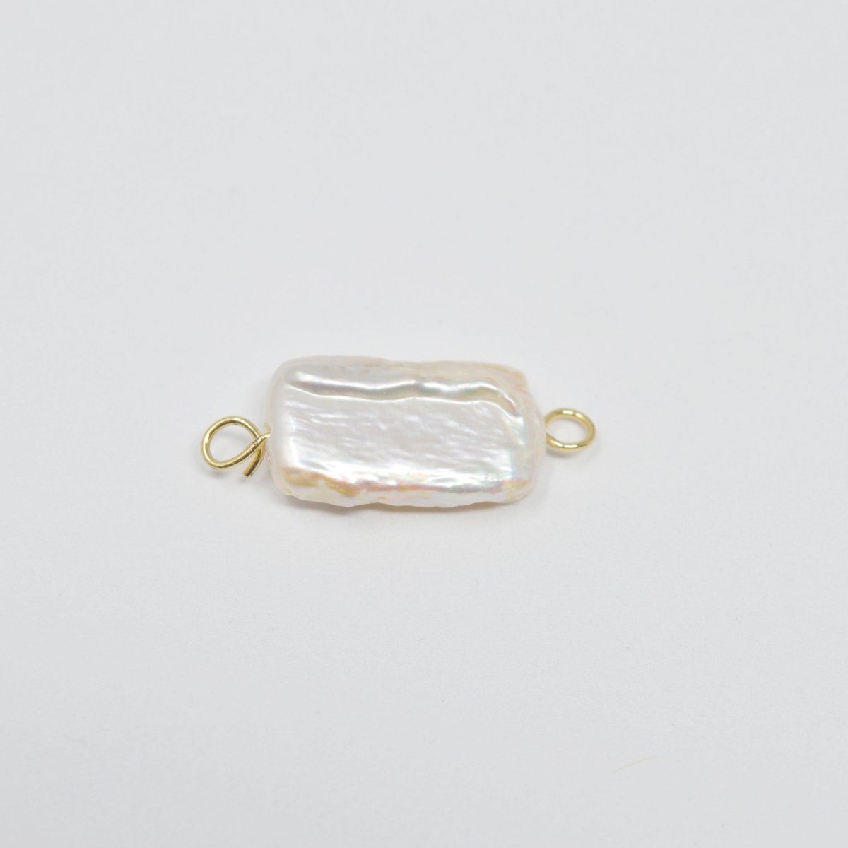 Freshwater Pearl Rectangle Pearl Connectors P-1800 - DLUXCA