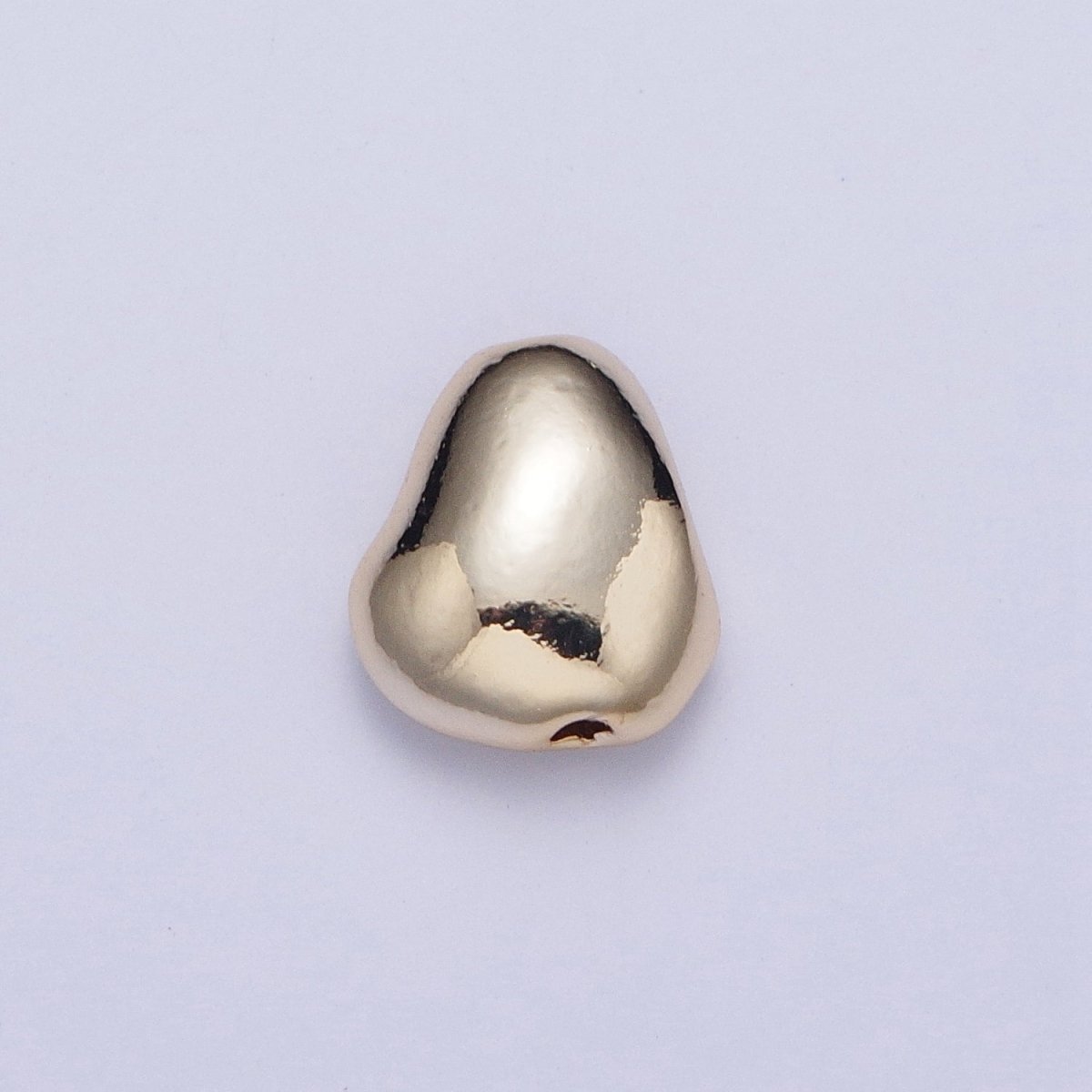 Geometric 9.7x8.6mm Abstract Bead Spacer For DIY Jewelry Making in Gold & Silver B-110 B-112 - DLUXCA