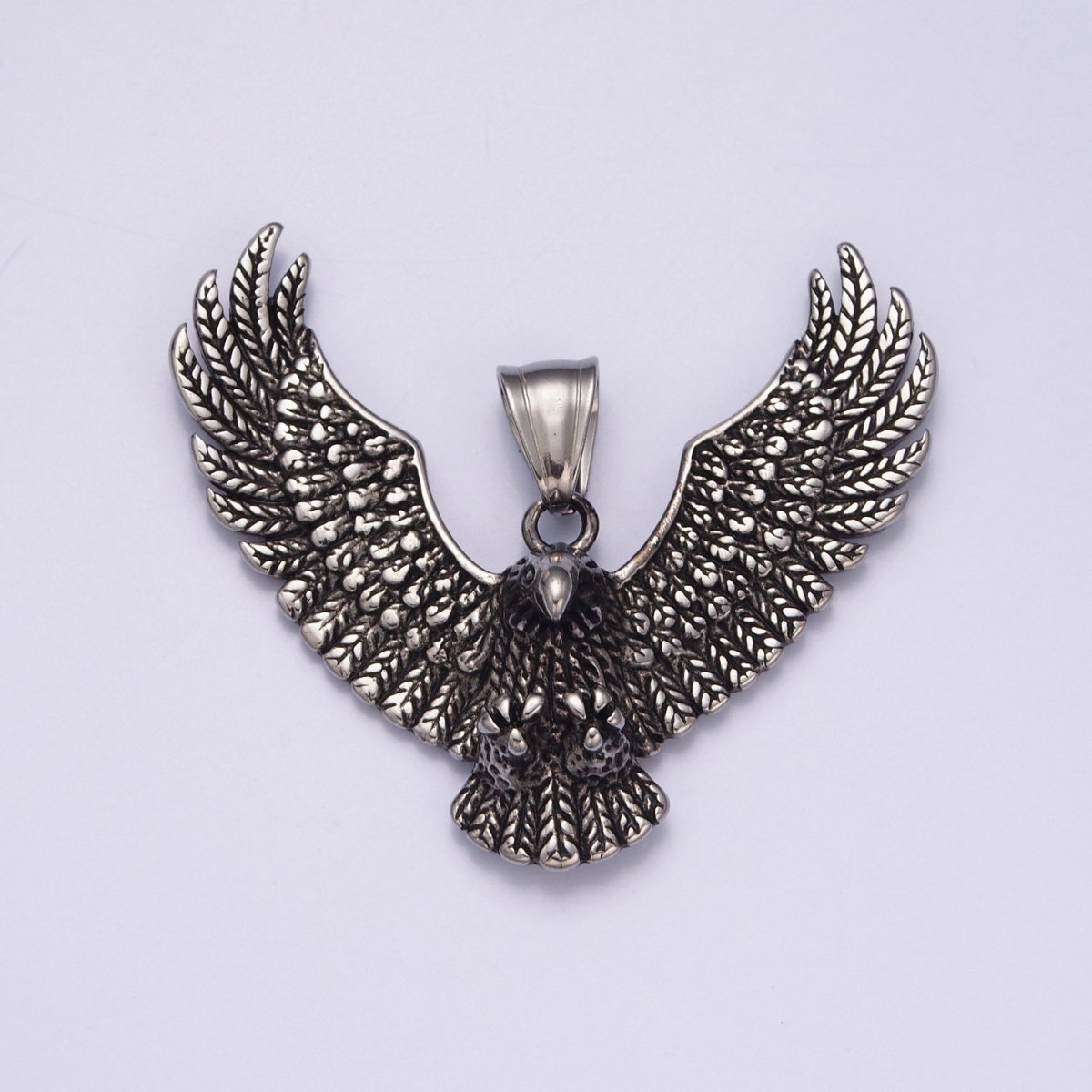 Gold / Antique Silver Eagle Necklace Pendant For Men American Eagle Pendant Men Women Big Bold Eagle Jewelry X-633 X-634 - DLUXCA