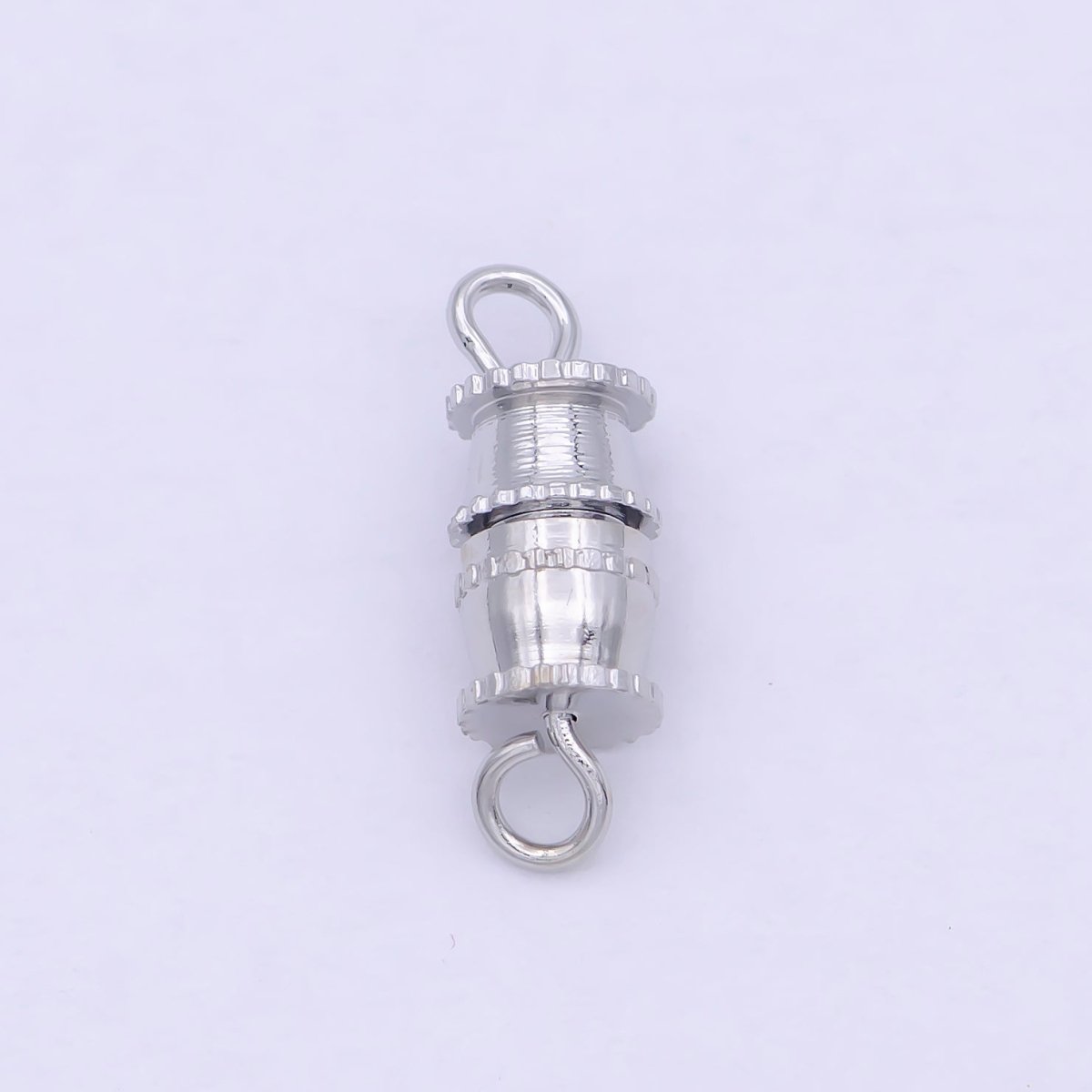 Gold Barrel Screw Clasp - Screw-On Clasp for Necklaces Bracelet Silver or Gold Color K-007 K-011 - DLUXCA