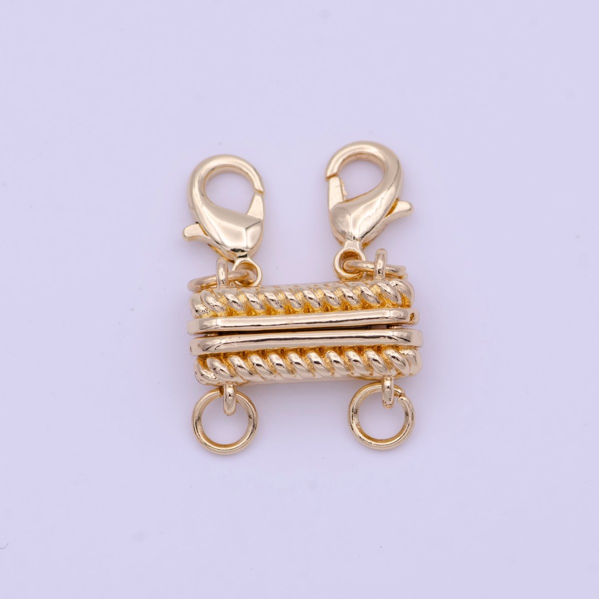 Gold Braided Magnetic Lobster Clasps Detangler Jewelry Supply | K-082 K-292 - DLUXCA