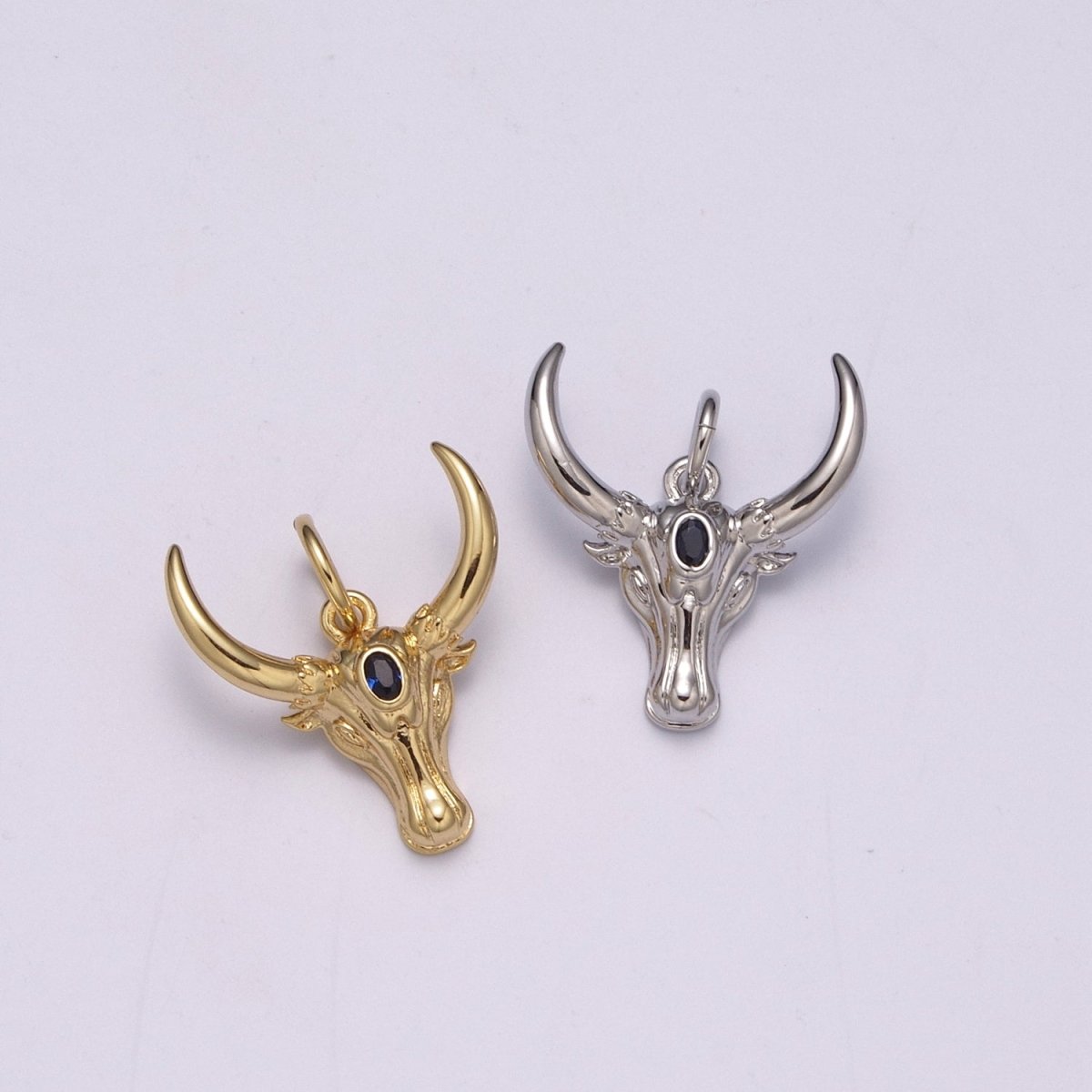 Gold outlet Bullhead Pendant