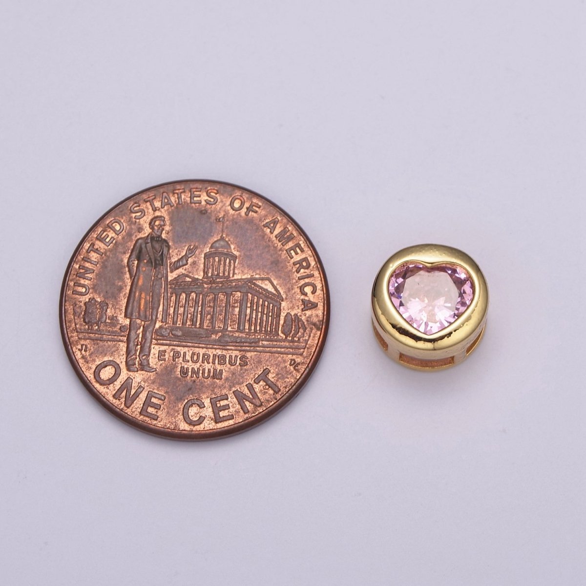 Gold Christmas Bead Spacer For Bracelet Making - Christmas Jewelry Supplies Gift - Santa Raindeer Bow Christmas Tree Star Snowflake Heart Bead with Cubic Zirconia B-766 to B-772 - DLUXCA