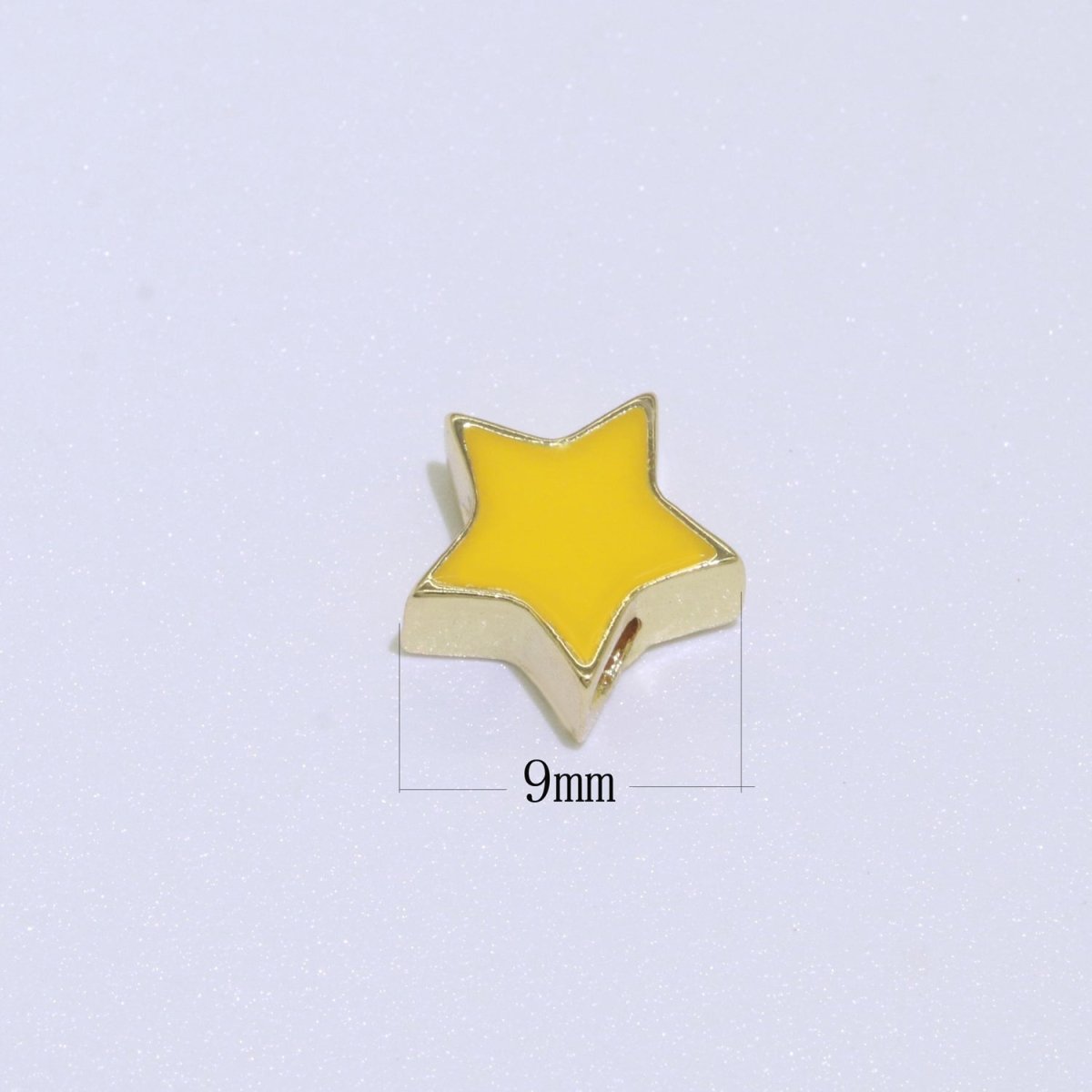 Gold Enamel Spacer Beads, Symbol Beads, Ampersand Beads Heart Star Pink Red Enamel Beads for Bracelet Necklace Component 8mm,10mm B-516 to B-527 - DLUXCA