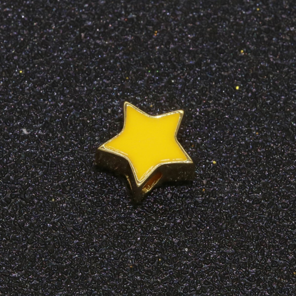 Gold Enamel Spacer Beads, Symbol Beads, Ampersand Beads Heart Star Pink Red Enamel Beads for Bracelet Necklace Component 8mm,10mm B-516 to B-527 - DLUXCA