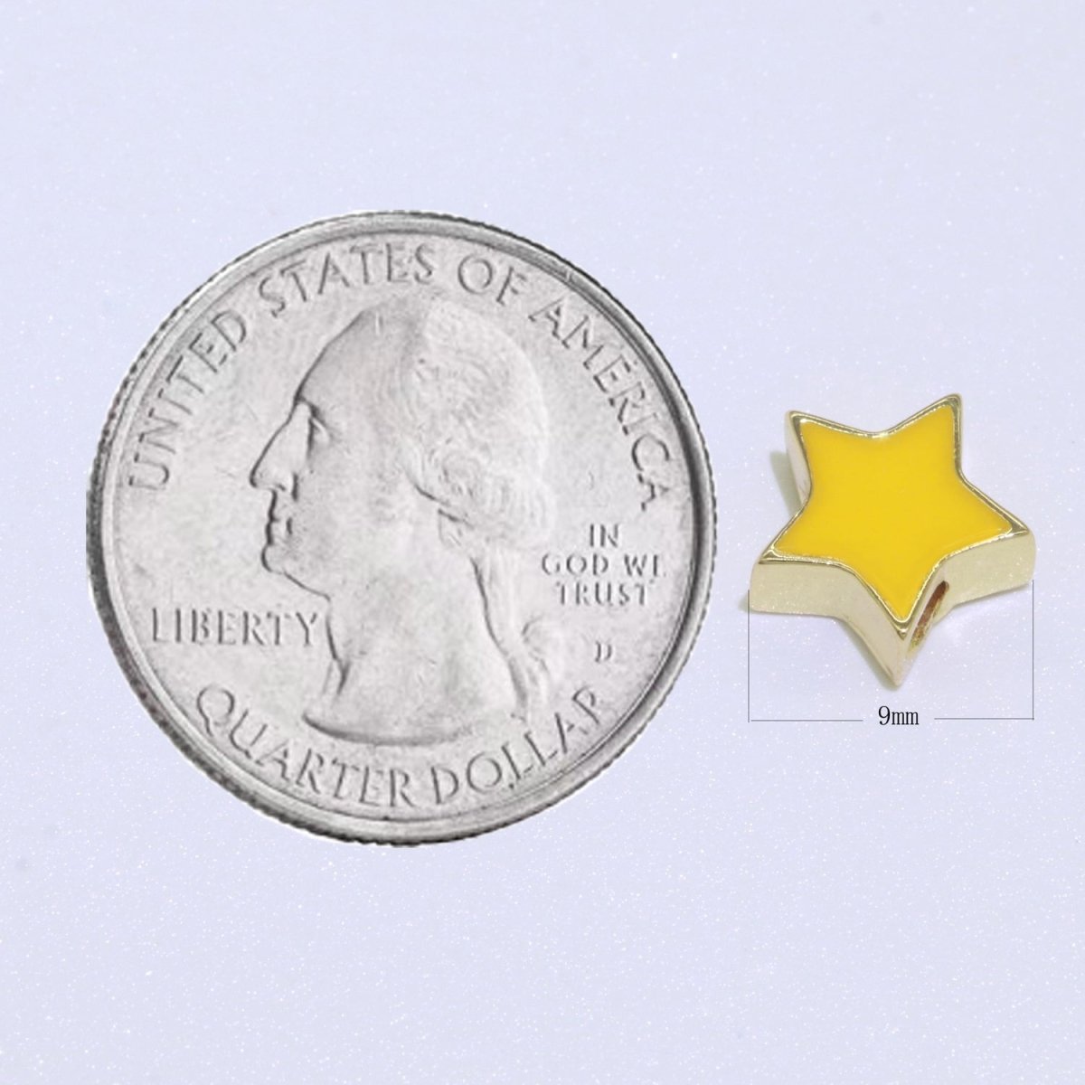 Gold Enamel Spacer Beads, Symbol Beads, Ampersand Beads Heart Star Pink Red Enamel Beads for Bracelet Necklace Component 8mm,10mm B-516 to B-527 - DLUXCA