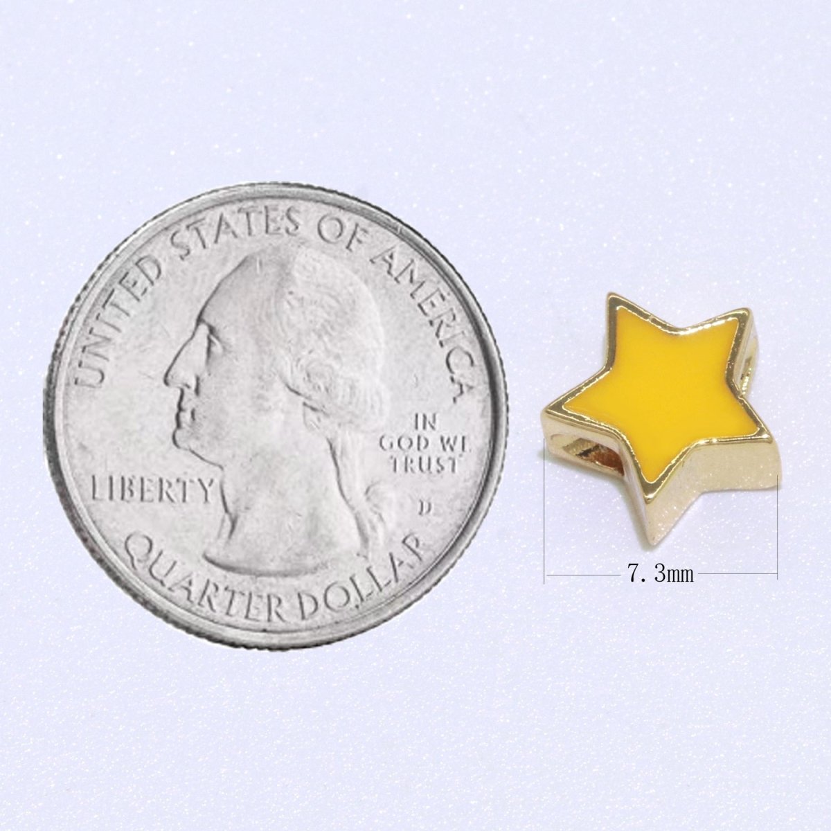 Gold Enamel Spacer Beads, Symbol Beads, Ampersand Beads Heart Star Pink Red Enamel Beads for Bracelet Necklace Component 8mm,10mm B-516 to B-527 - DLUXCA