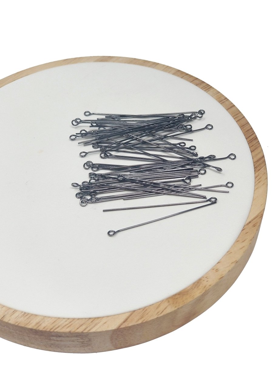 Gold Eye Pin Open Eyepins Headpins 0.5mm (24 Gauge) by 25, 35, 45mm Jewelry Making Craft Supply DIY Finding L-548 L-554 L-555 - DLUXCA