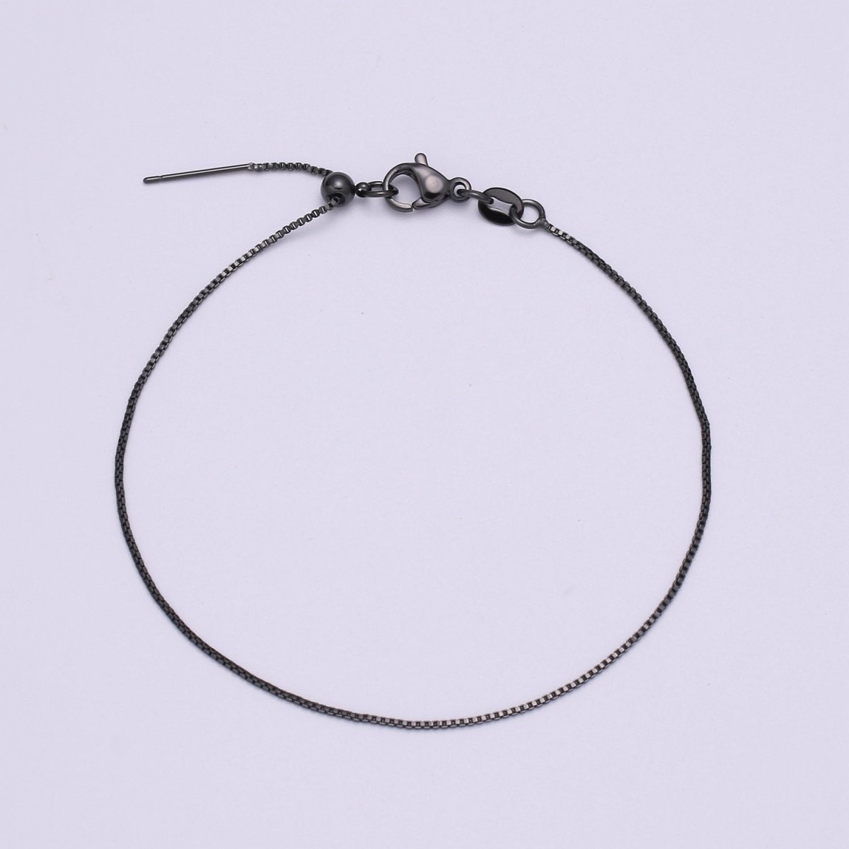 Gold Filled 0.8mm 18.5 inch long Chain with Lobster Clasp For DIY Jewelry Making Chain NECKLACE Supplies Kit L-198~L-201 - DLUXCA