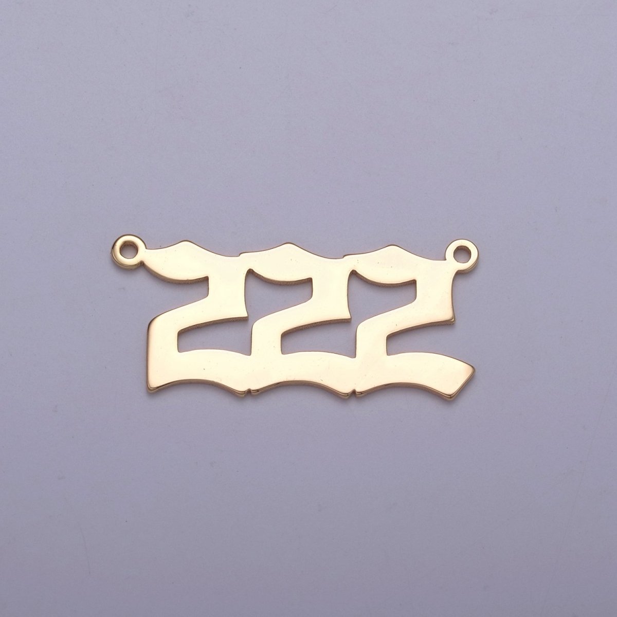 Gold Filled Angel Number Charm Connector Lucky Number for Necklace Bracelet Component F-231 F-261 F-268 F-272 F-277 F-279 F-281 F-283 F-310 - DLUXCA