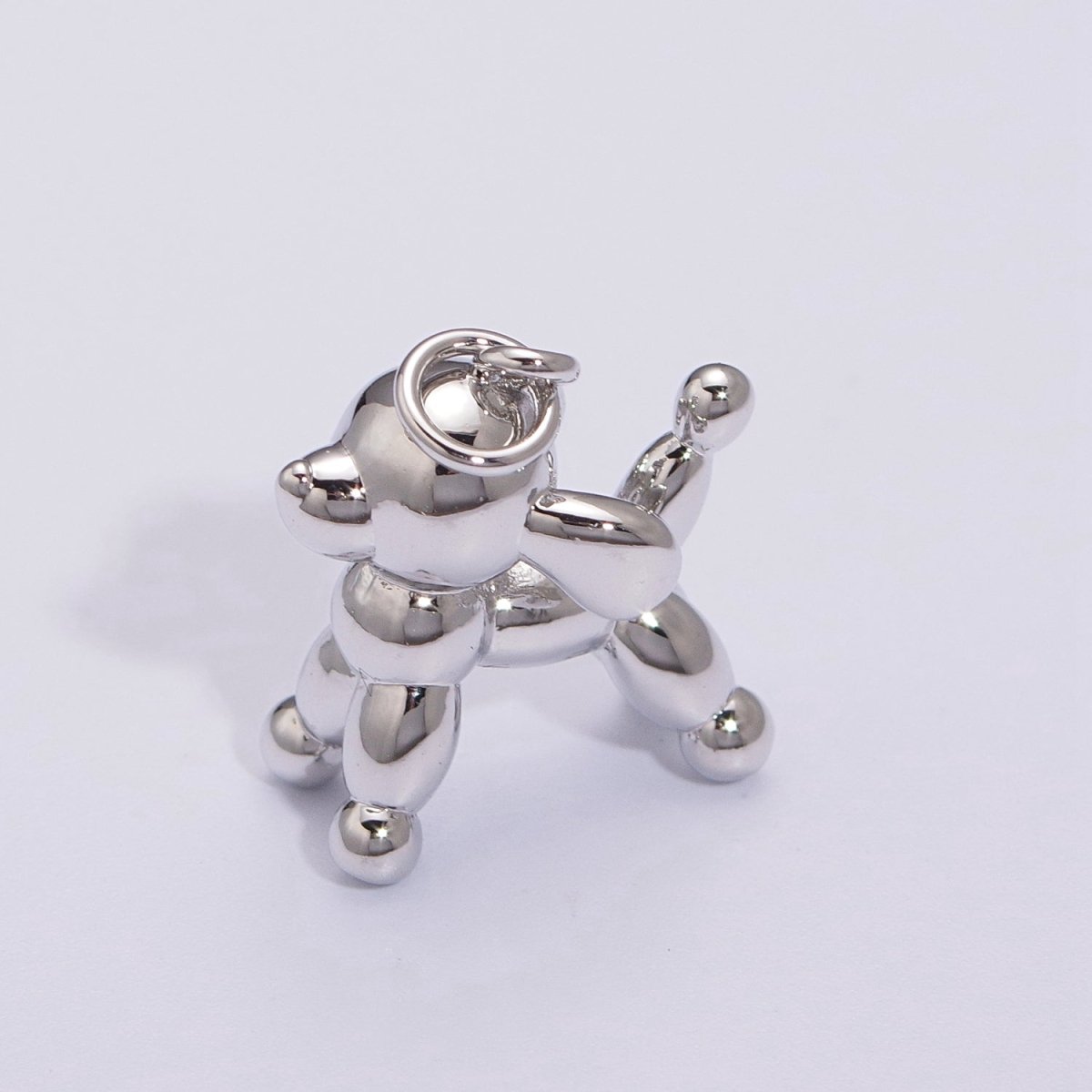 Gold Filled Balloon Dog Charm, 3D Balloon Dog, Animal Balloon Charm, Balloon Animal, Gift for Dog Lover, Funny Charm for Kids, Party Dog M-898 M-899 - DLUXCA