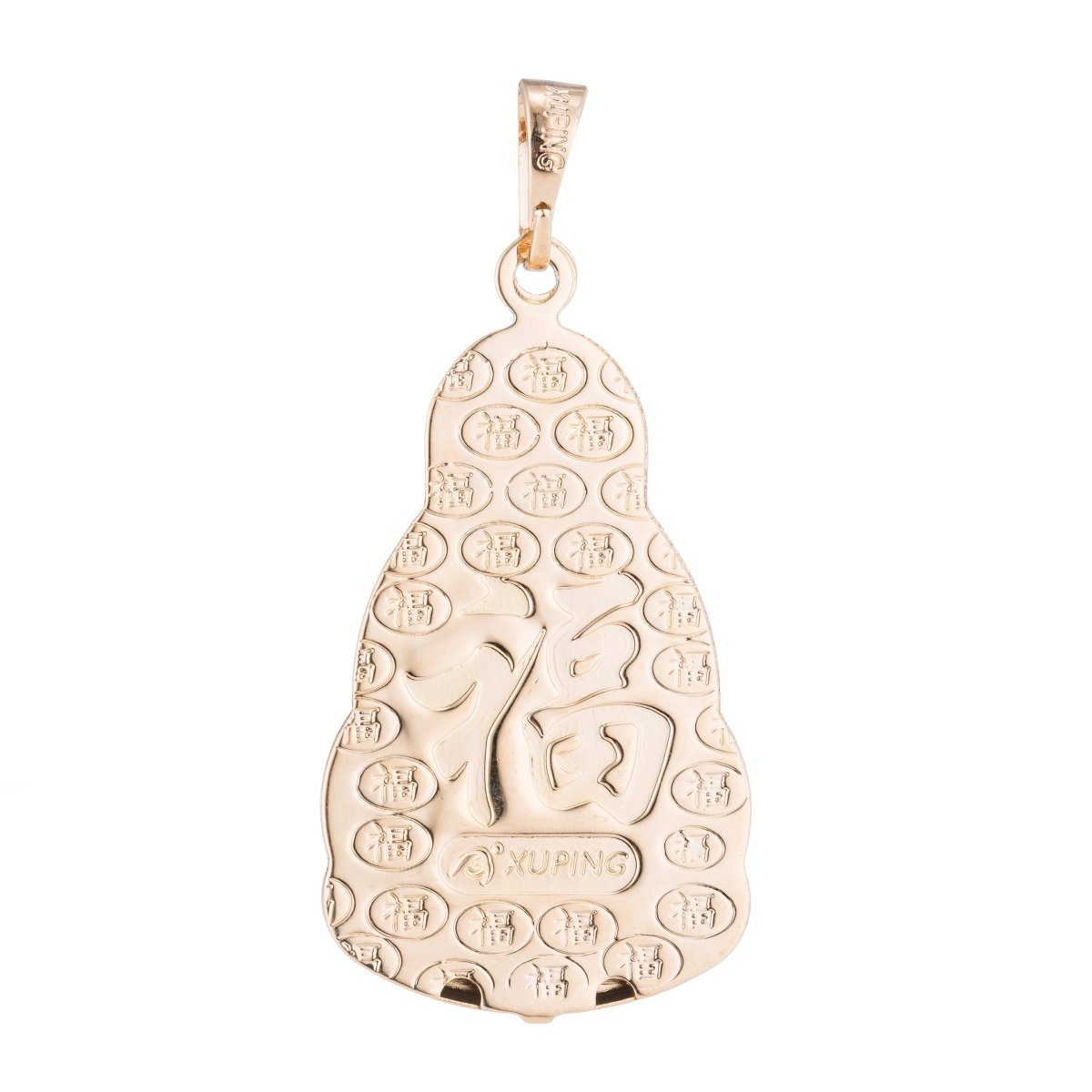 Gold Filled Buddha Fu Pendants For DIY Jewelry Making H-473 - DLUXCA
