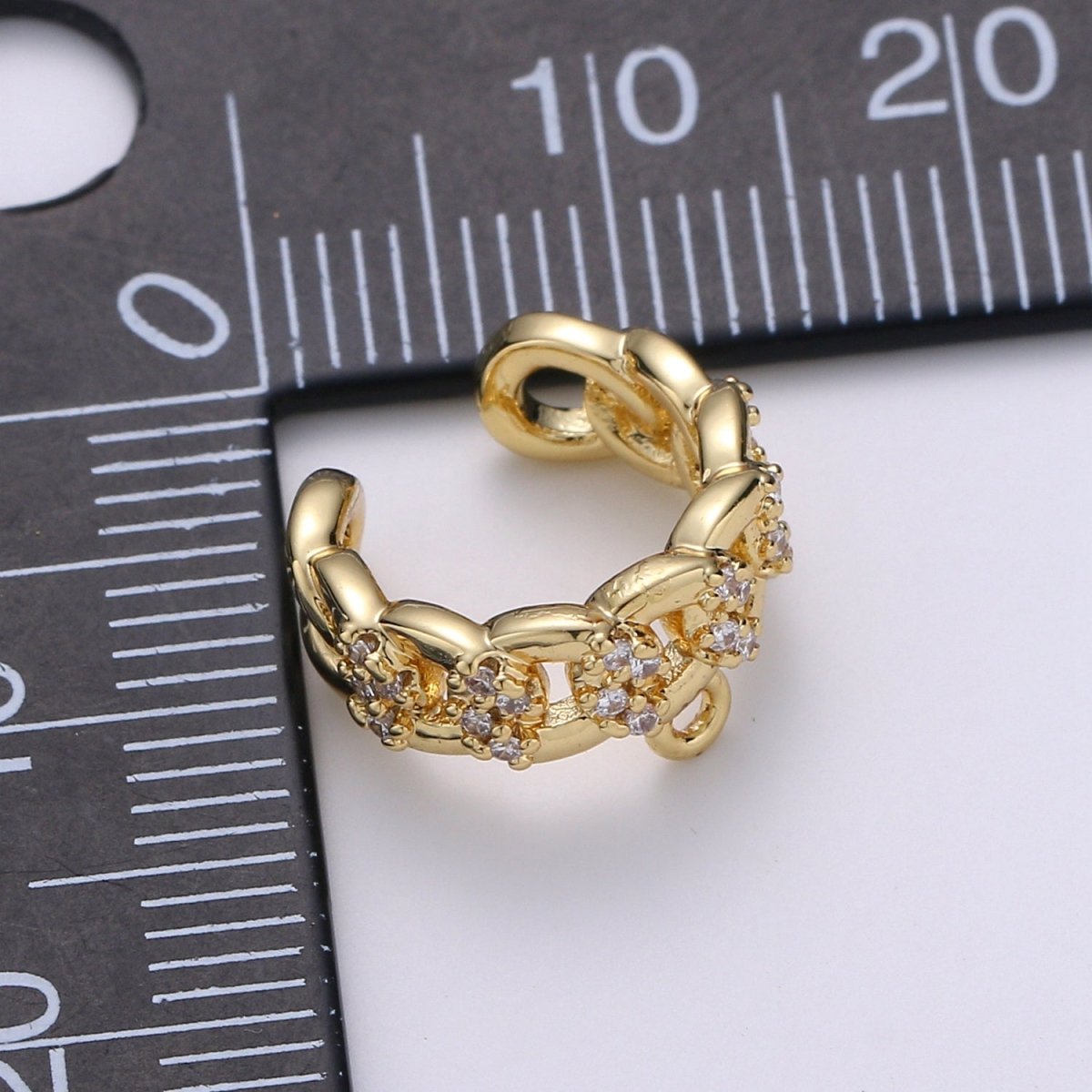 Gold Filled Chain Earcuffs For DIY Earcuffs L-289~L-290 - DLUXCA