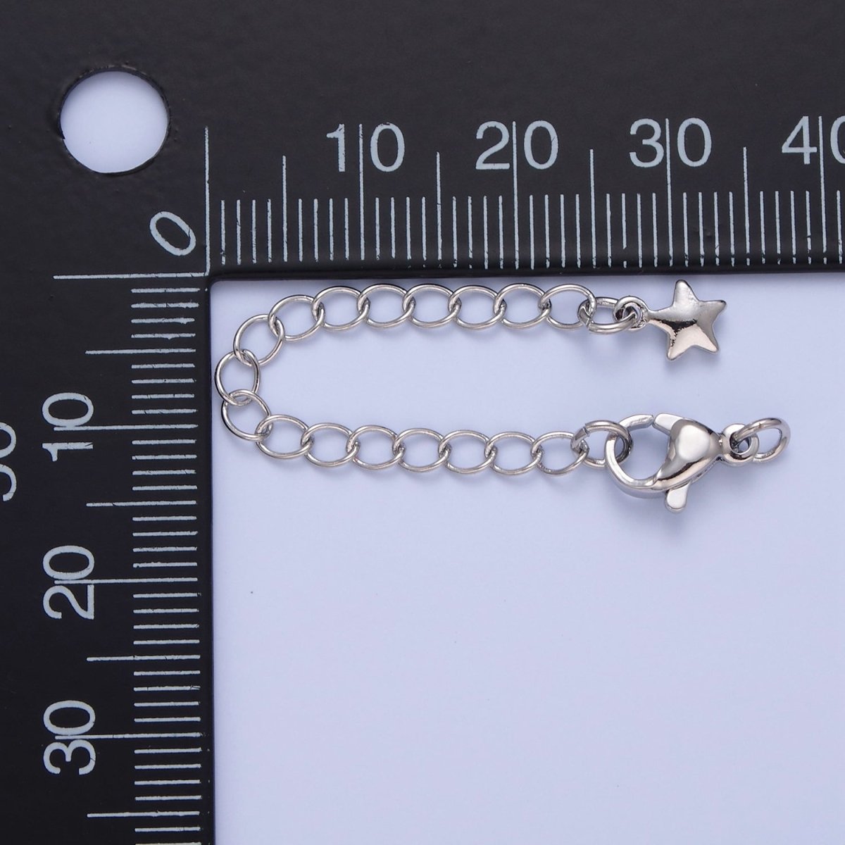 Gold Filled Chain Extender Celestial Star Lobster Clasps Closure Set Supply in Gold & Silver L-743 L-776 - DLUXCA