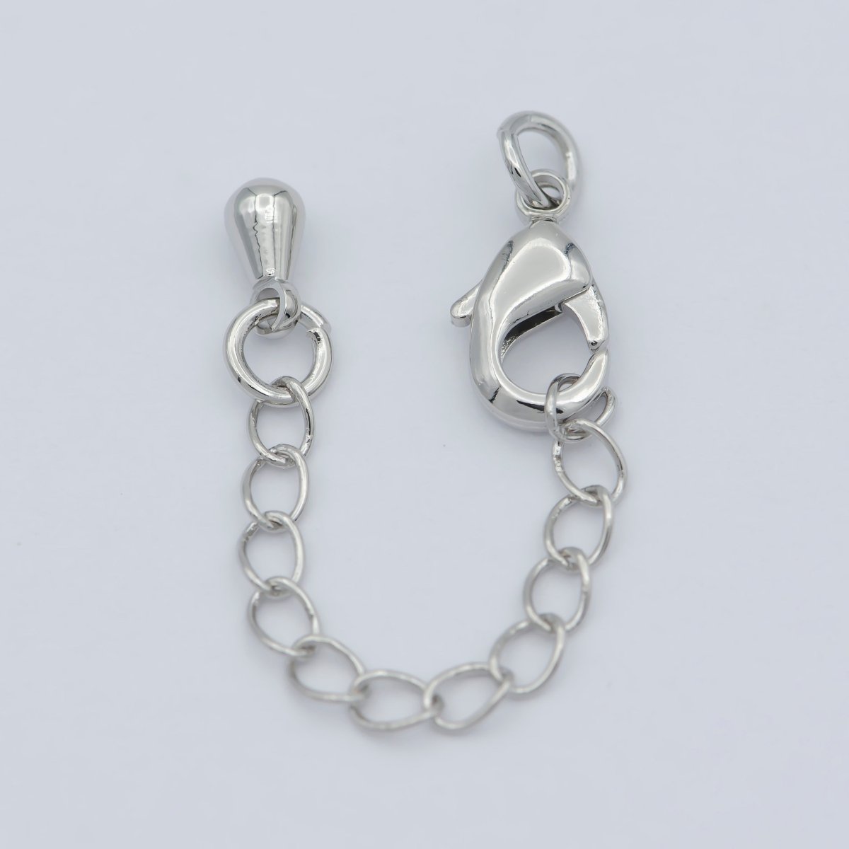 Gold Filled Chain Extender For Necklace Bracelet Supply Component Findings Extenders Lobster Claw Clasps With Silver Extender Chain L-465 L-466 - DLUXCA