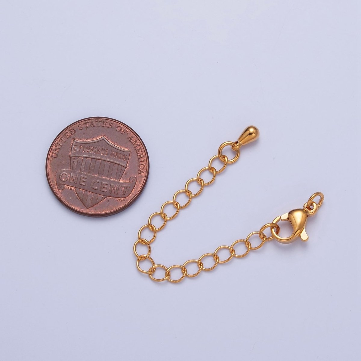 Gold Filled Chain Extender Lobster Clasps Closure Set Supply in Gold & Silver L-676 L-774 - DLUXCA