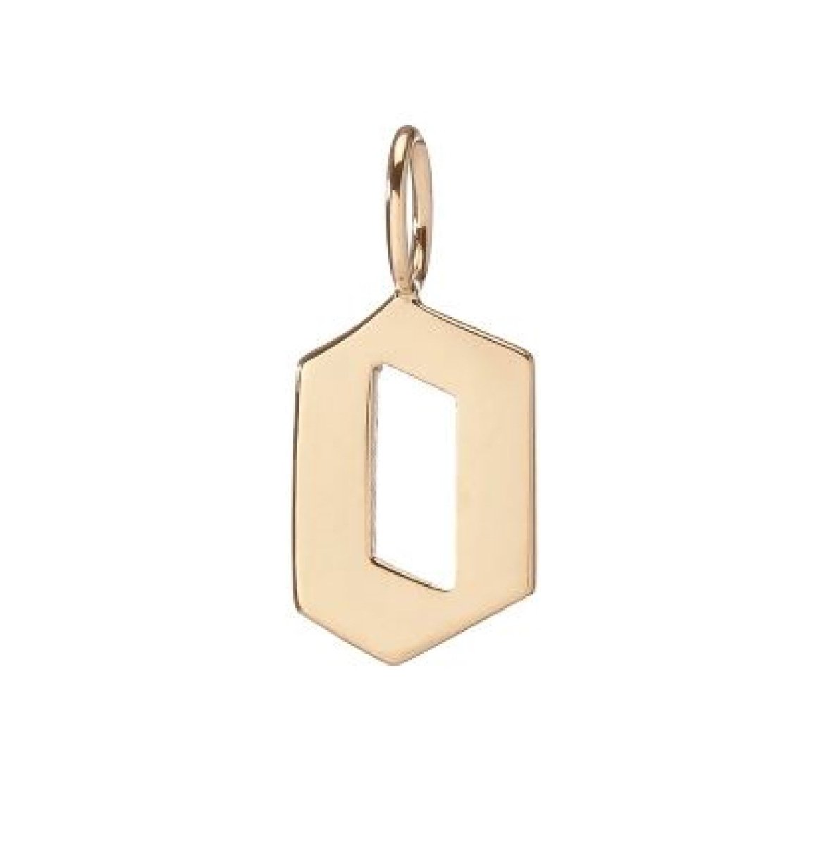 Gold Filled Charm Personalized Gotic Initial Letter Charm Necklace, Custom Old English Font Style, Delicate Initial Necklace For Women Men (Small) | A-213 to A238, A-240 to A-265 - DLUXCA