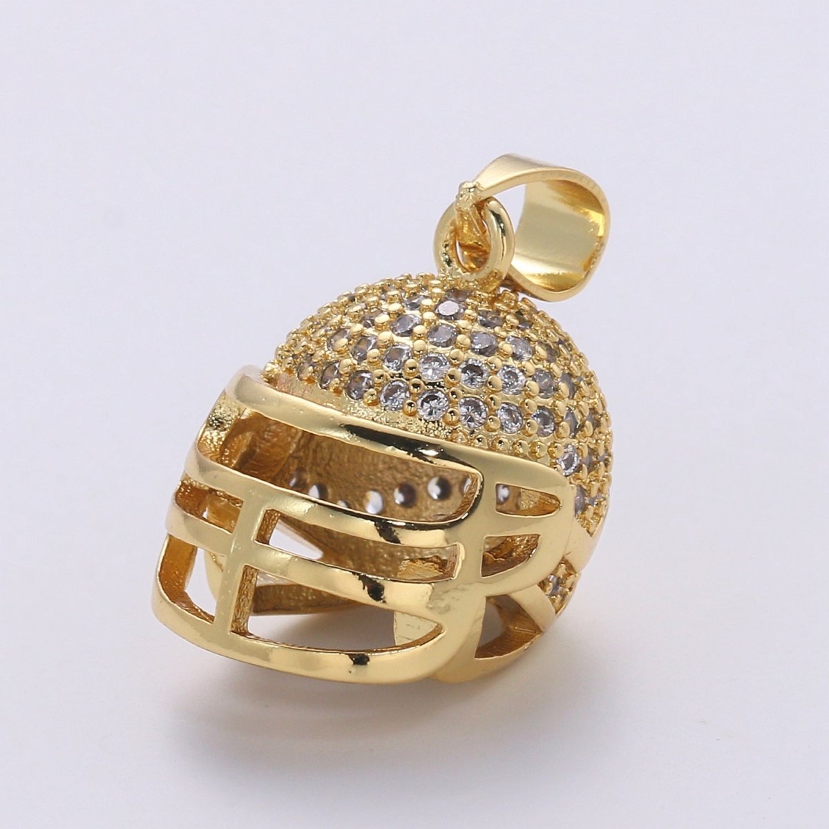 Gold Filled Football Sport Helmet Pendants I-794 I-795 - DLUXCA