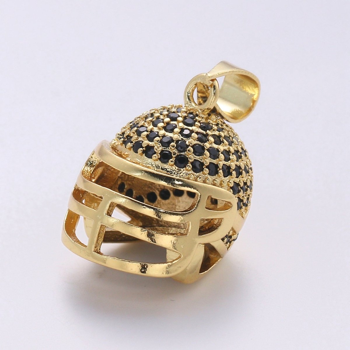 Gold Filled Football Sport Helmet Pendants I-794 I-795 - DLUXCA