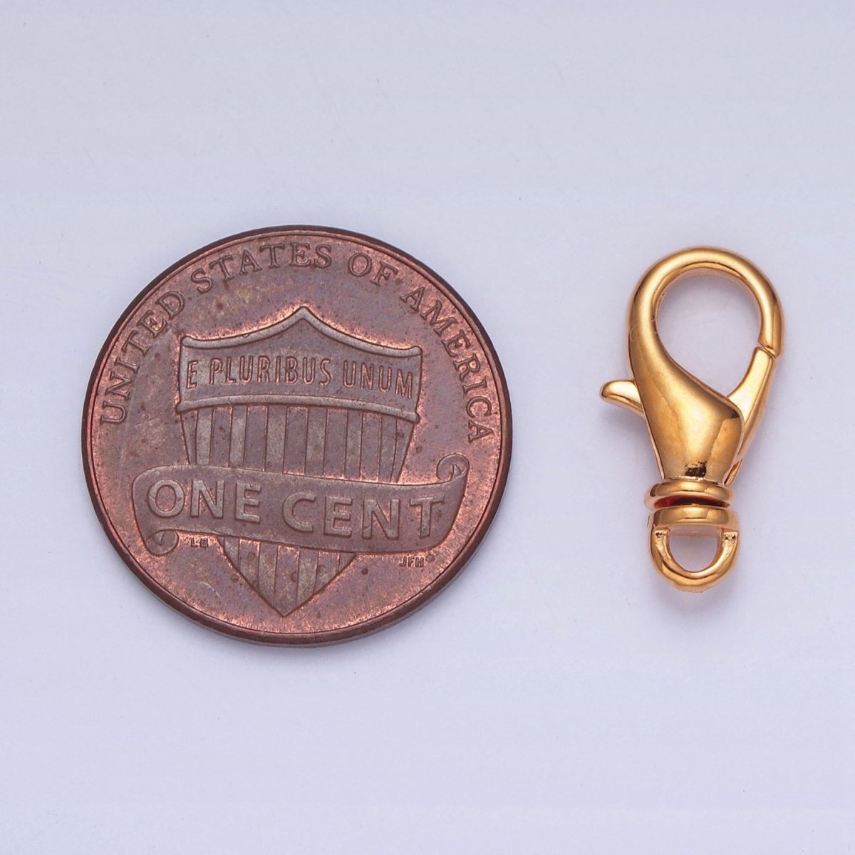 Gold Filled Jewelry Findings Closure Lobster Clasps in Gold & Silver L-826 L-827 L-828 - DLUXCA