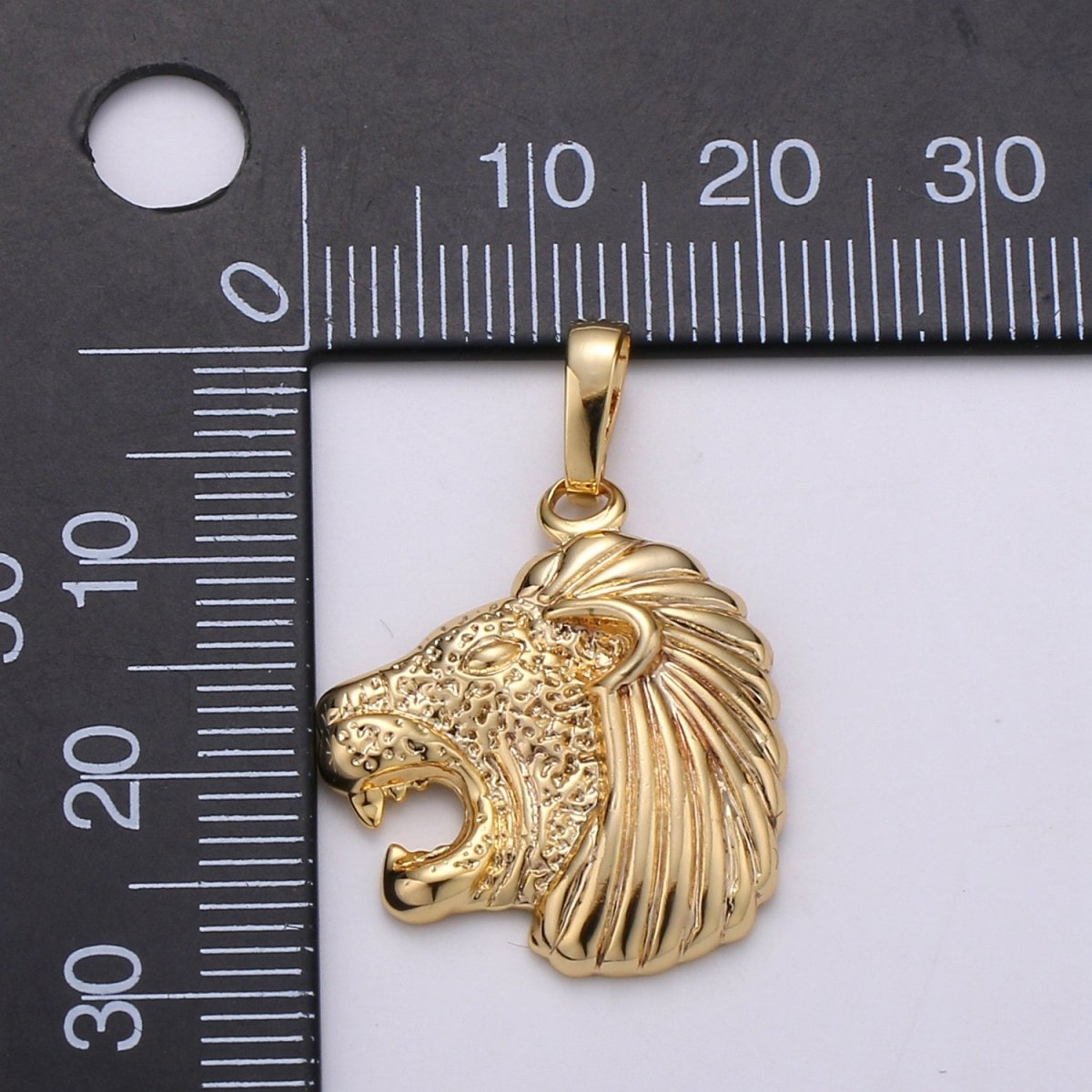 Gold Filled Lion Pendants J-119 - DLUXCA