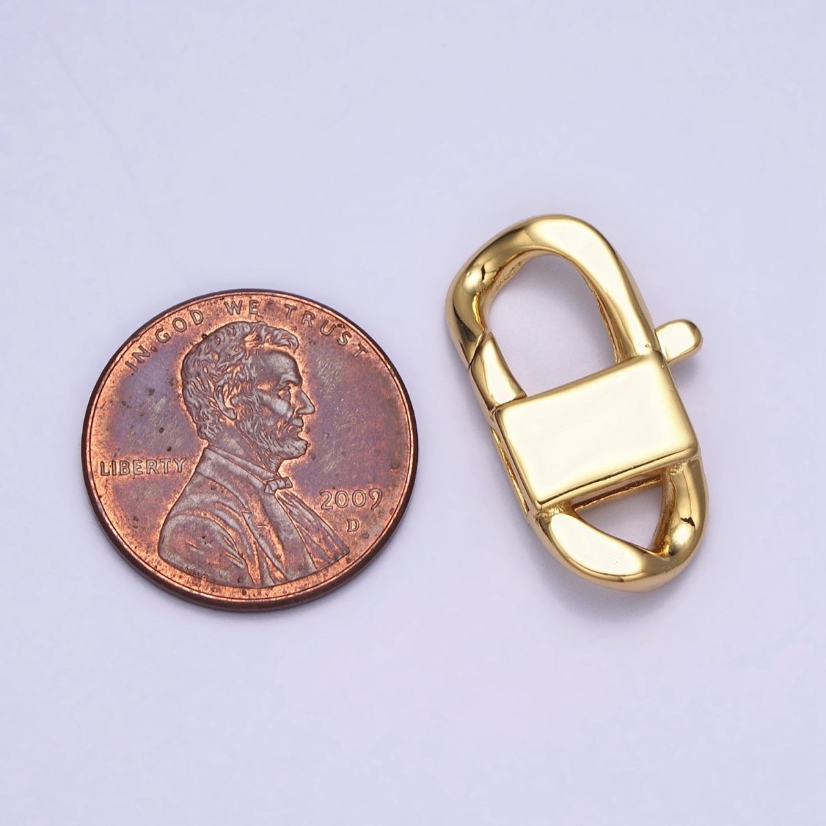 Gold Filled Lobster Clasp with Closed Rings Silver Rectangle Trigger Clasps For Bracelet Jewelry Making Supplies Z-190 Z-191 - DLUXCA