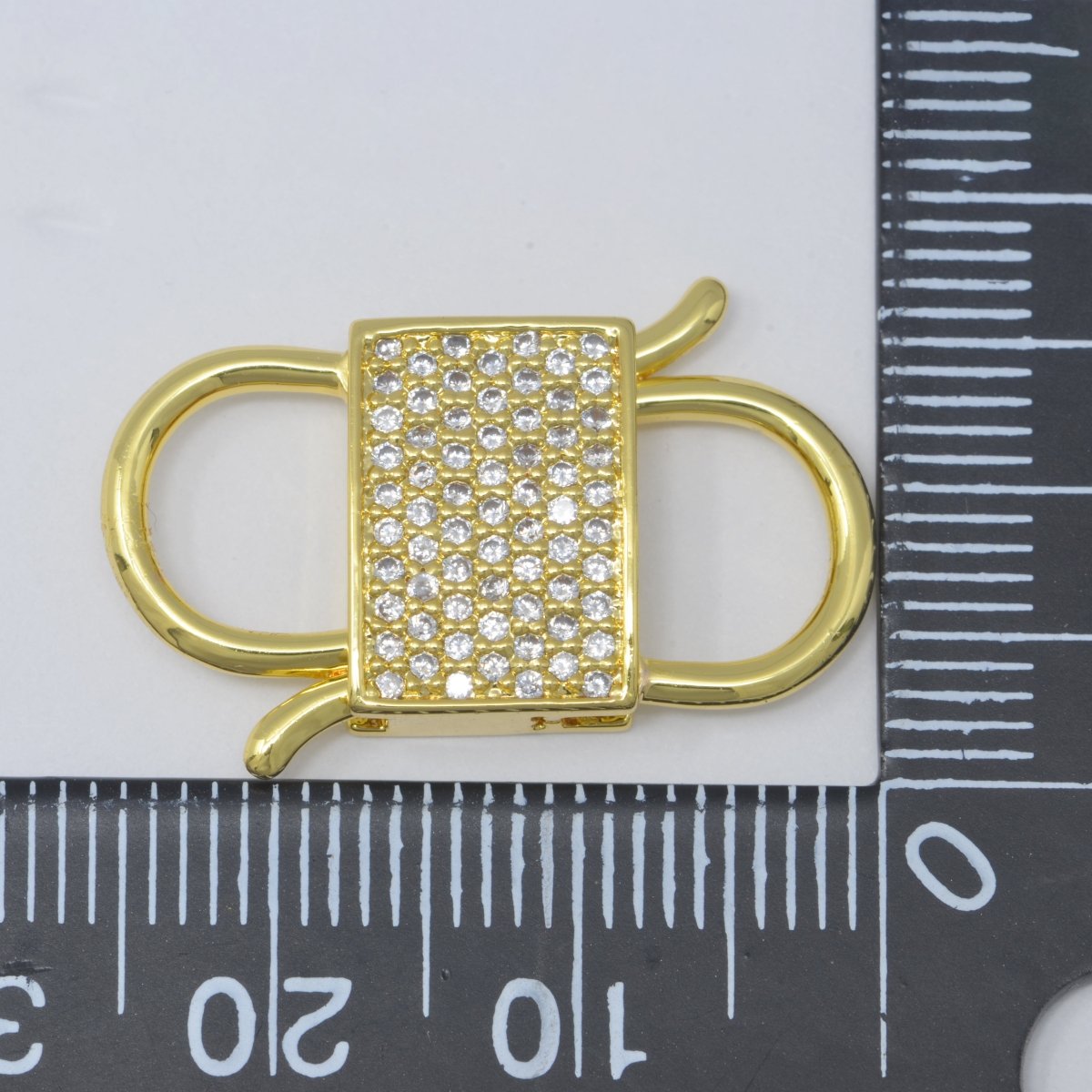 Gold Filled Lock Clasp Connector For DIY Jewelry Making Necklace Bracelet Anklet L-300 - DLUXCA