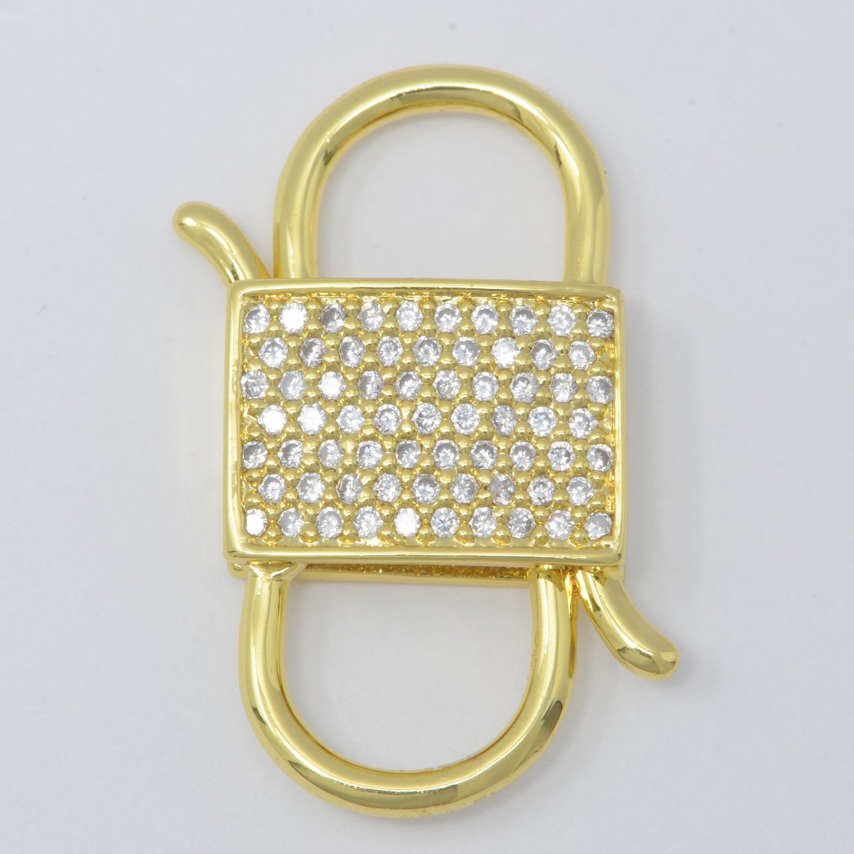 Gold Filled Lock Clasp Connector For DIY Jewelry Making Necklace Bracelet Anklet L-300 - DLUXCA