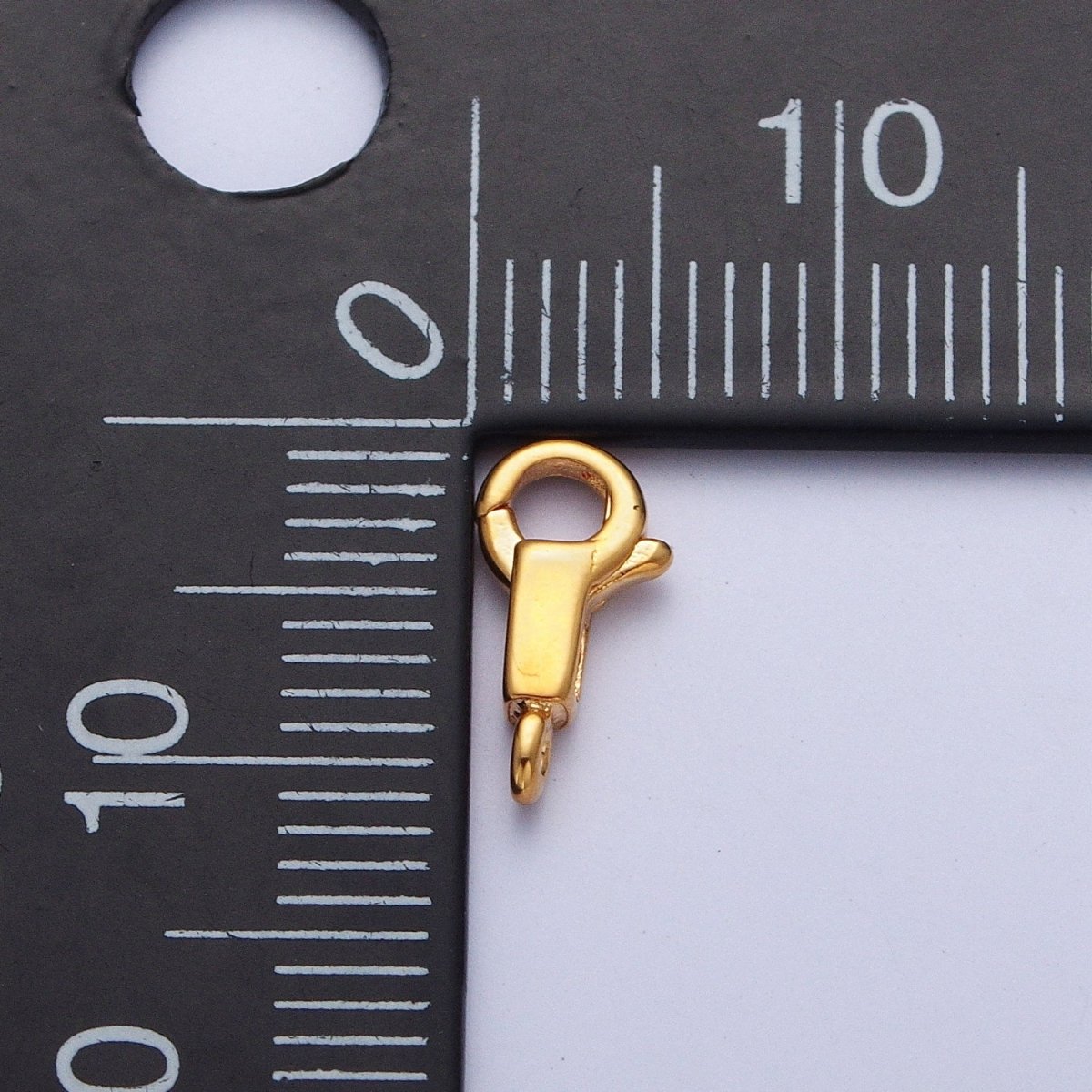 Gold Filled Long Body Lobster Clasps Supply, Round Spring Ring Head with Rectangular Body Closure Jewelry Supply L-870 L-871 L-918 - DLUXCA