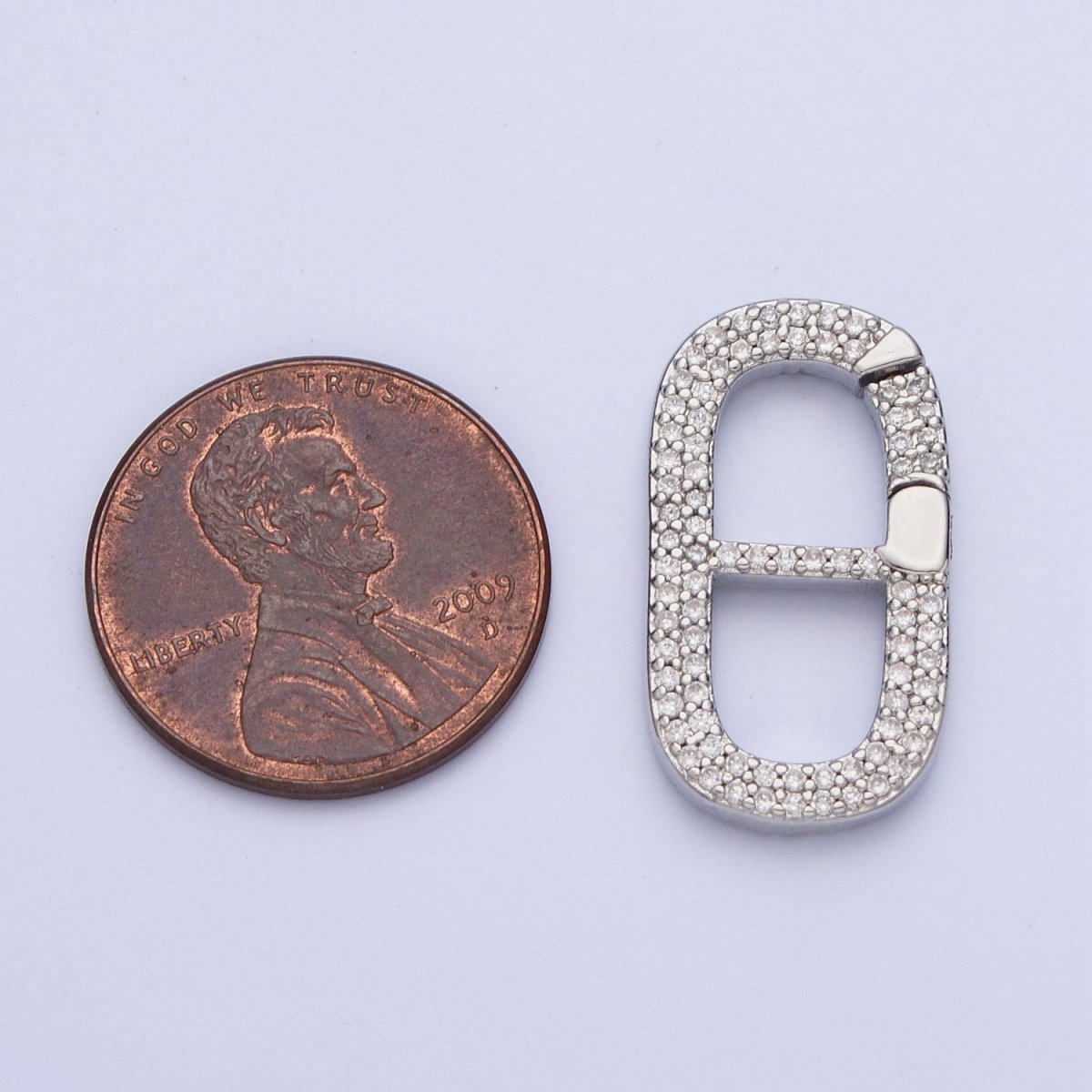 Gold Filled Micro Pave CZ Soda Pull Tab Spring Gate Clasps For DIY Jewelry Making in Gold, Silver, Rose Gold, Black L-850 L-851 L-852 L-853 - DLUXCA