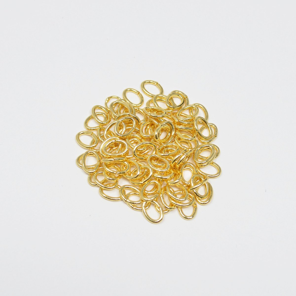 Gold Filled Oval Open Jump Ring 5mm L-184 - DLUXCA