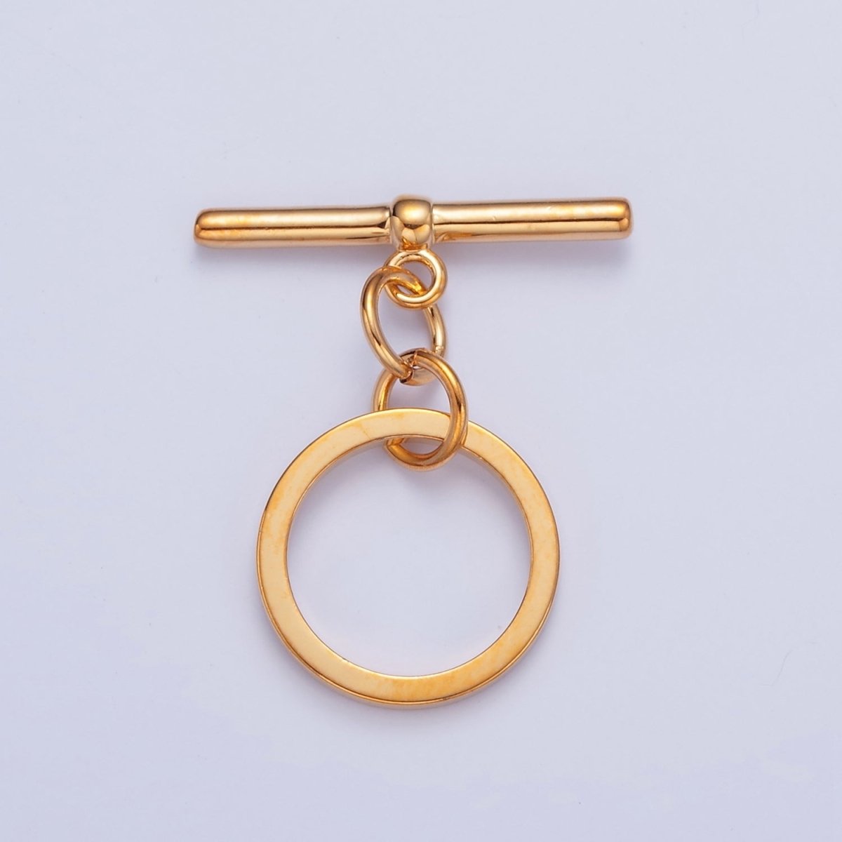 Gold Filled Round Toggle Clasps Closure in Gold & Silver L-750~L-753 - DLUXCA