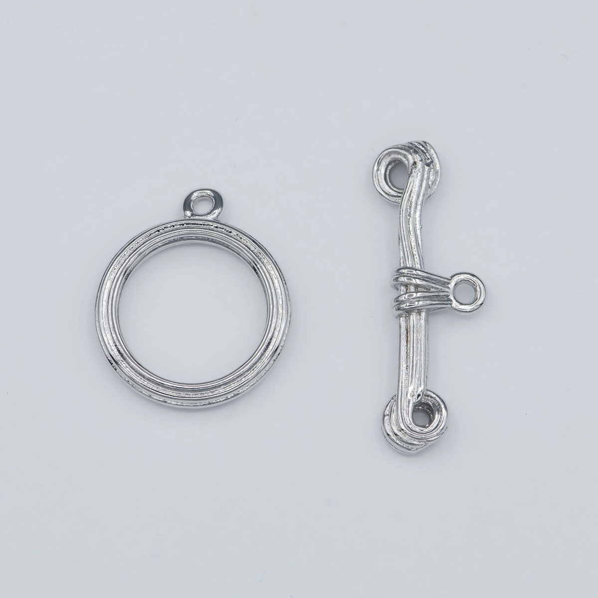 Gold Filled Rustic Wire Toggle Clasp For DIY Jewelry Making Necklace Anklet Bracelet L-318~L-319 - DLUXCA