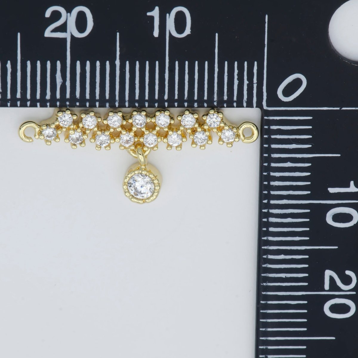 Gold Filled Simple Minimalist Connector F-576 - DLUXCA