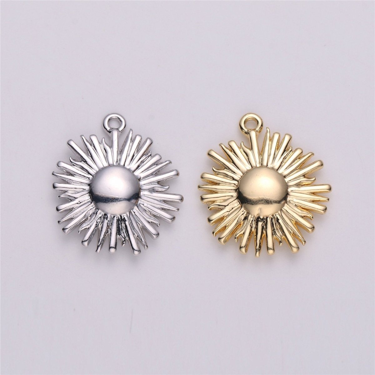 Gold Filled Sunshine Charm / Dainty Sun Charm / Sunburst Pendant / You Are My Sunshine / Celestial Sun Charm for Bracelet Necklace EarringC-537 - DLUXCA