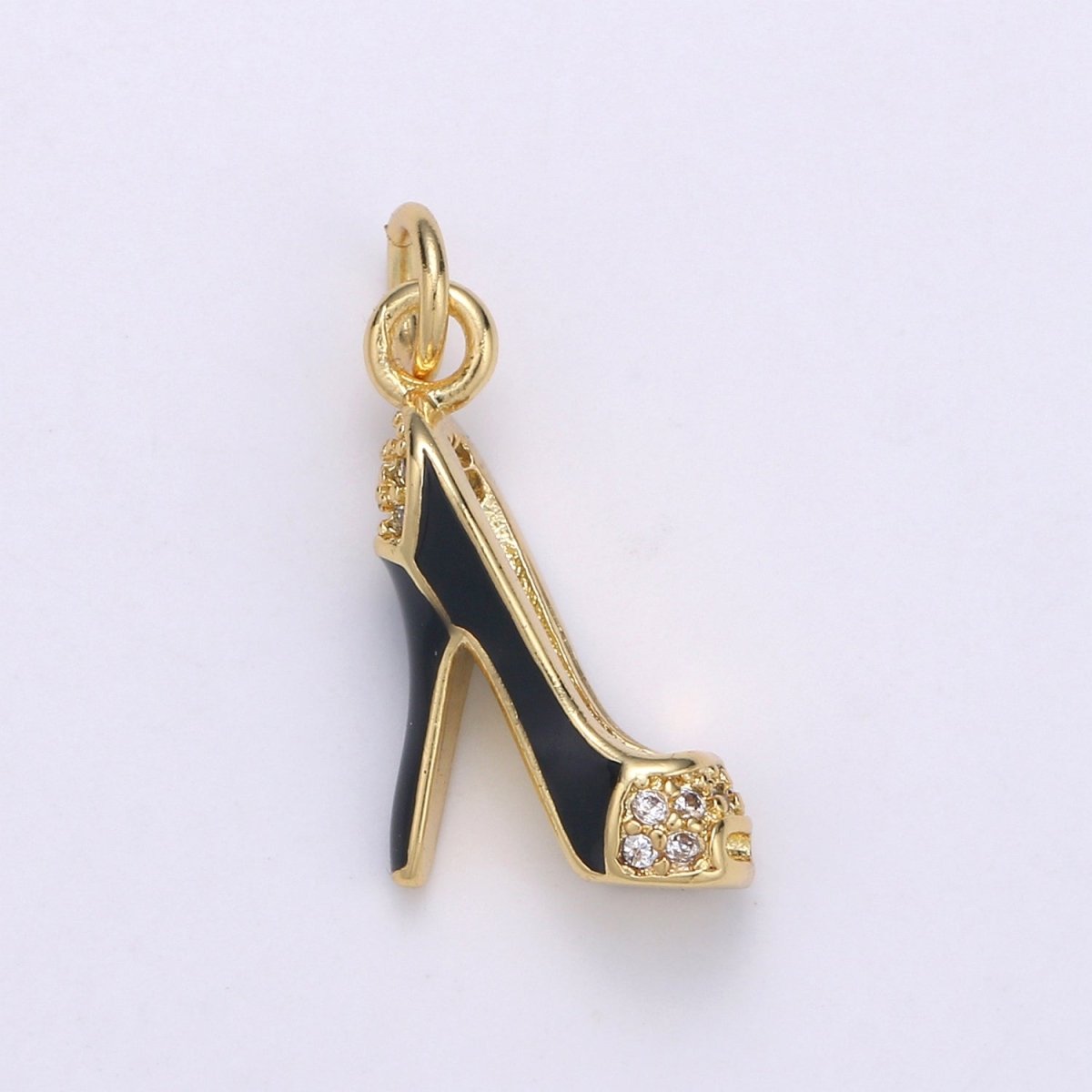 Gold Filled Women's Heels Charm D-797-D-799 - DLUXCA