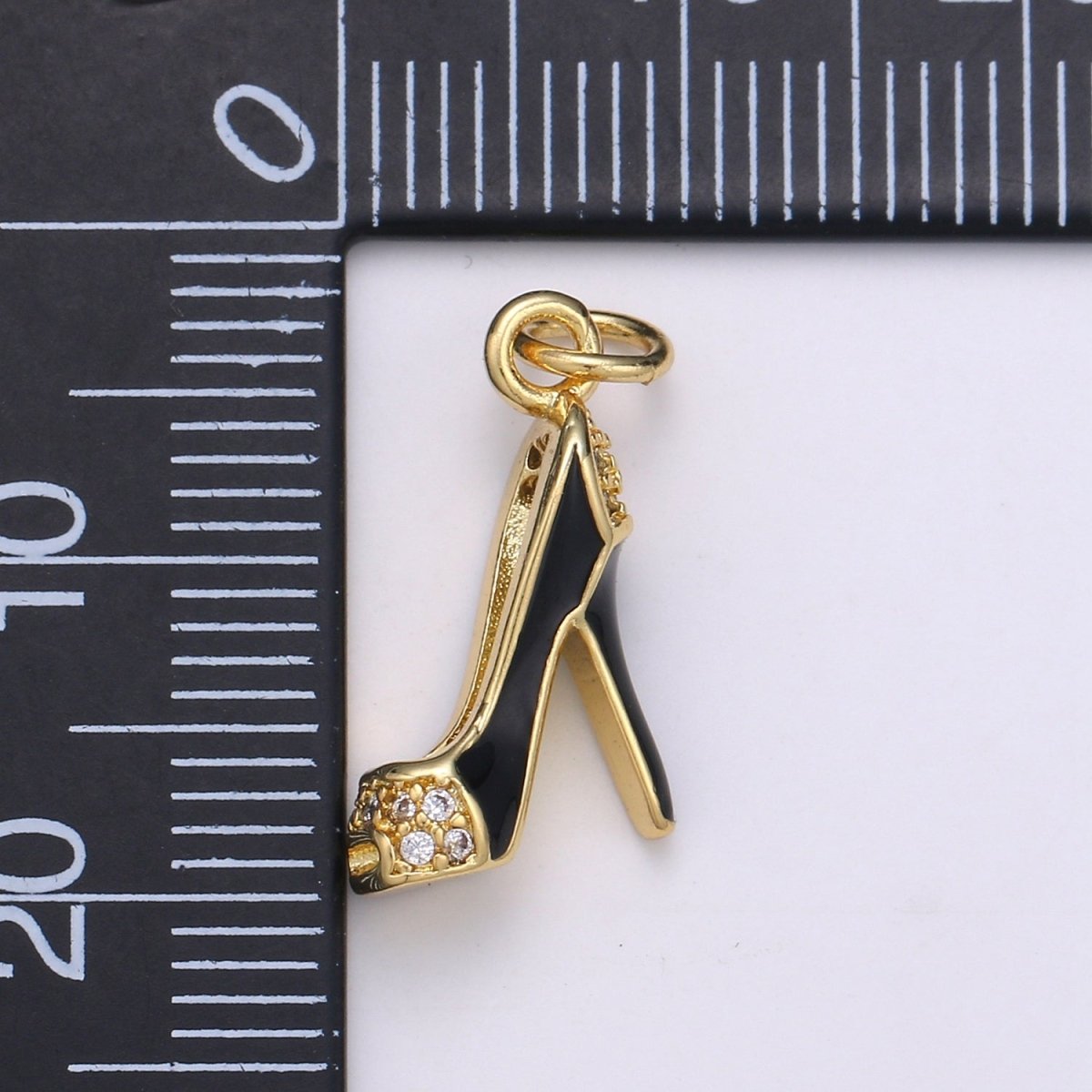 Gold Filled Women's Heels Charm D-797-D-799 - DLUXCA