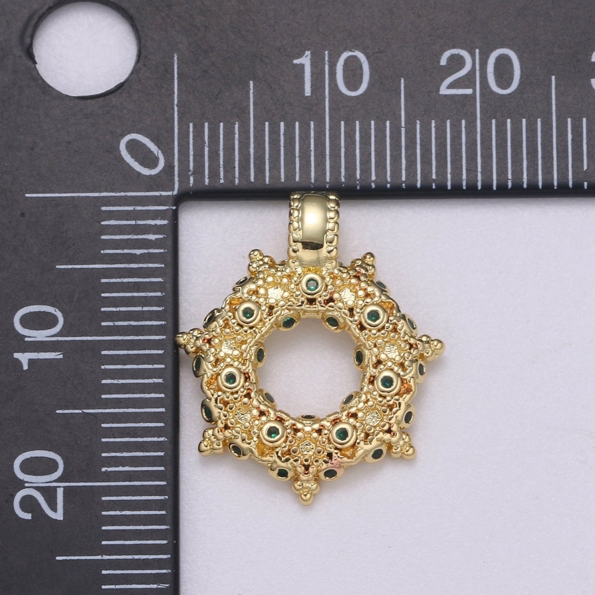 Gold Filled Wreath Pendants H-616 H-617 H-623 H-630 H-643 - DLUXCA
