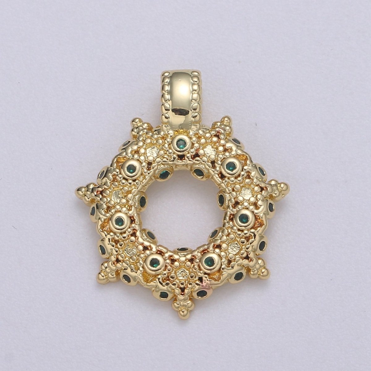 Gold Filled Wreath Pendants H-616 H-617 H-623 H-630 H-643 - DLUXCA