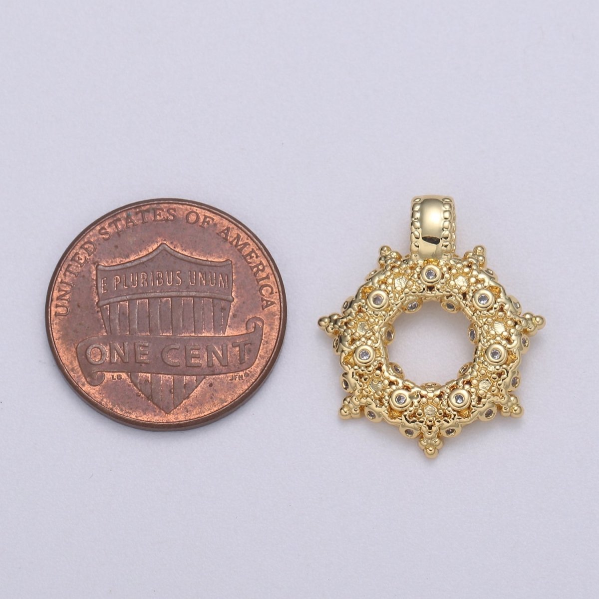 Gold Filled Wreath Pendants H-616 H-617 H-623 H-630 H-643 - DLUXCA