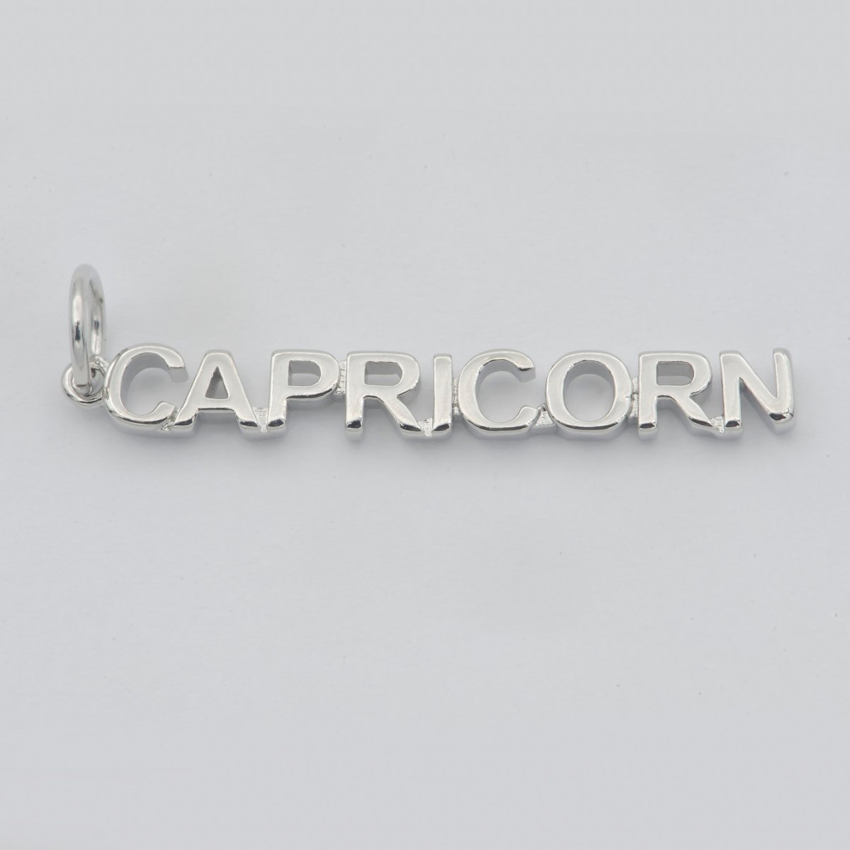 Gold Filled Zodiac Sign Script Words Mini Charm in Gold & Silver | A-651-A-662, A-703-A-714 - DLUXCA
