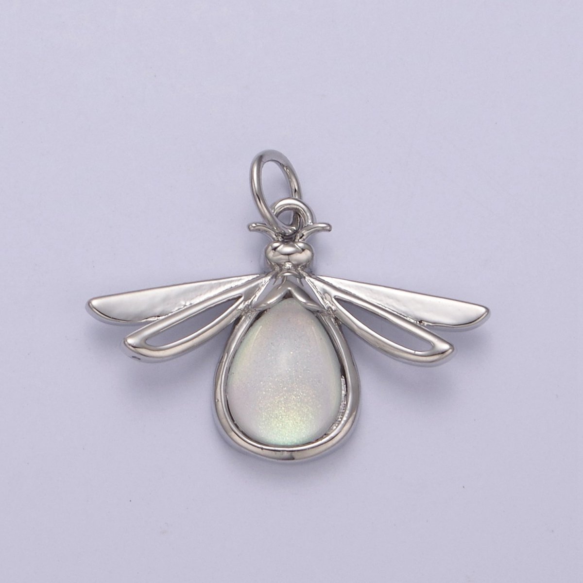 Gold Firefly Dangle Charms You Light Up My Life Pendant for Necklace Bracelet Add on Charm N-677 - N-680 - DLUXCA