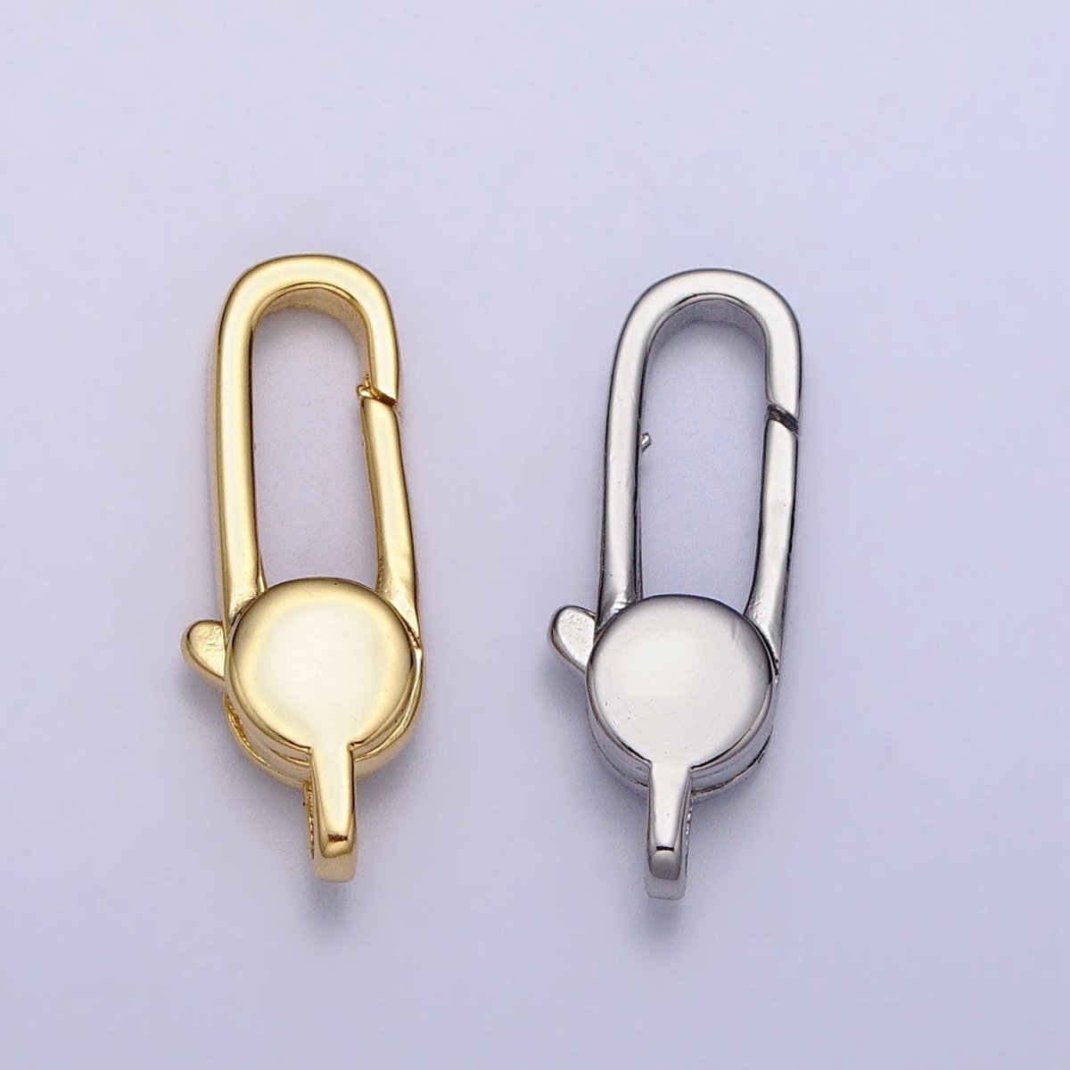 Gold Lobster Clasp 18.3mm x 6.6mm Jewelry Making Supplies Chain Findings Z-149 Z-150 - DLUXCA