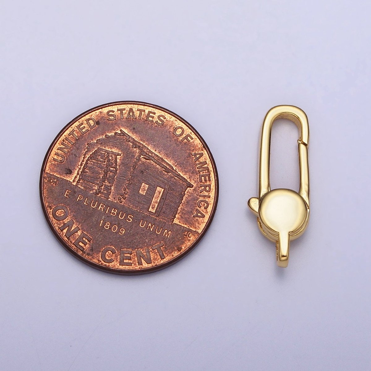 Gold Lobster Clasp 18.3mm x 6.6mm Jewelry Making Supplies Chain Findings Z-149 Z-150 - DLUXCA