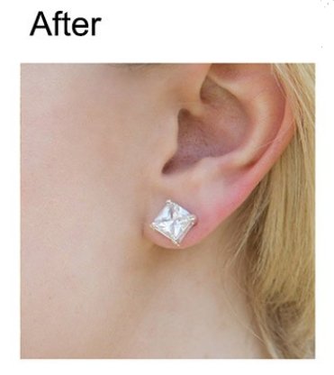 Gold "Love" Script Engraved Heart Earring Back Lifter Stabilizer Supply | Z-358 - DLUXCA