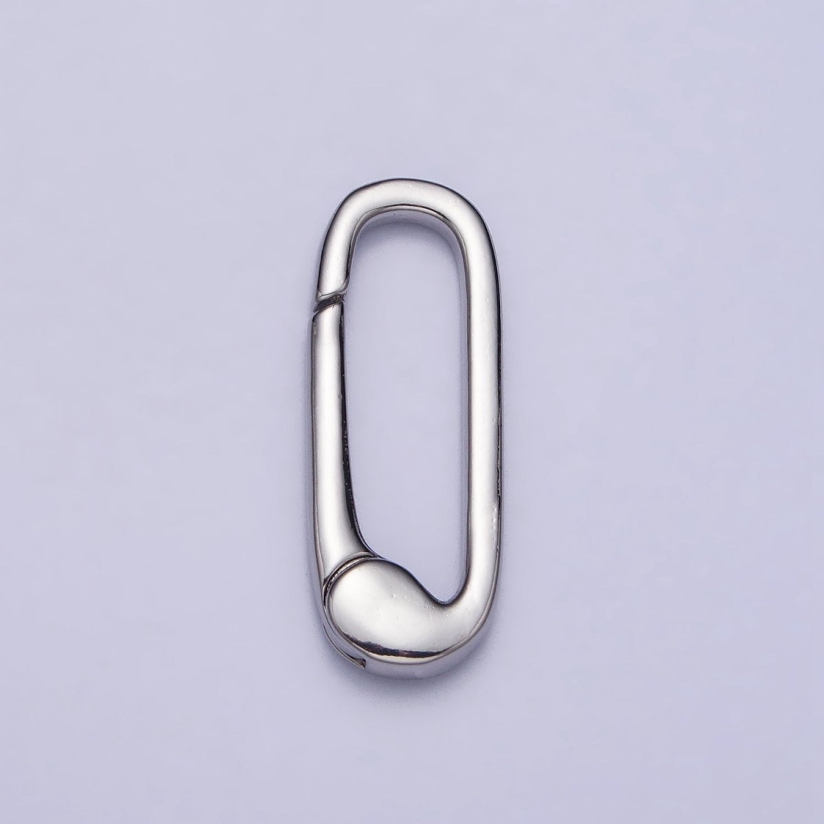 Gold Oval Push Spring Gate Ring Supply Enhancer Clasp for Charm Holder | Z-038 Z-347 - DLUXCA